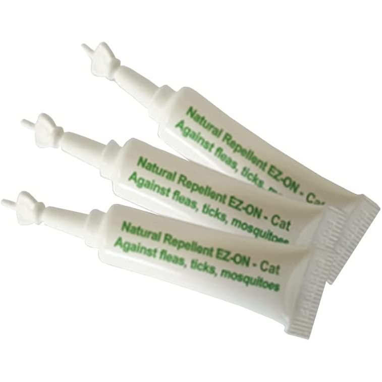 ALZOO Flea & Tick Repellent Squeeze-On for Cats - Pack of 3