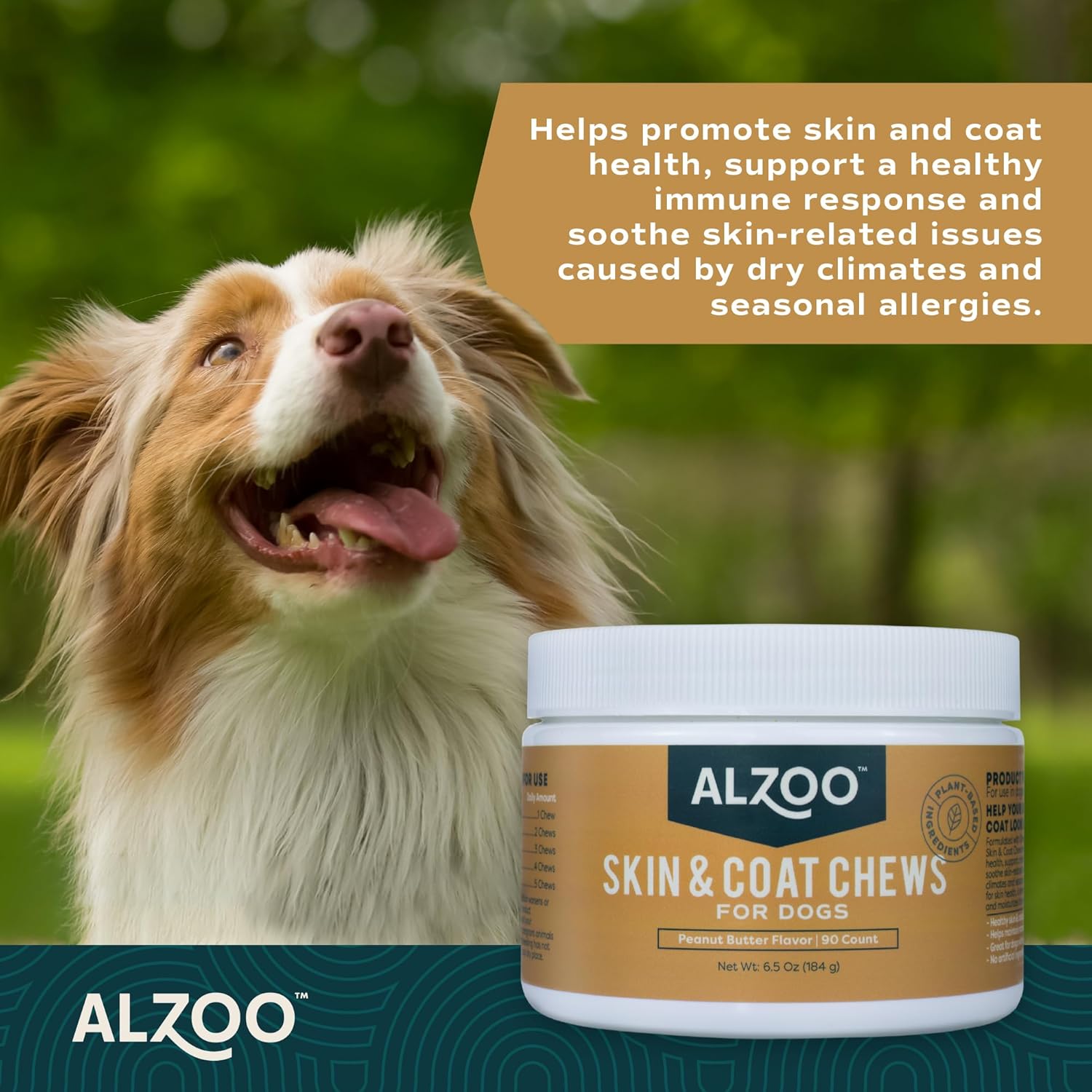 ALZOO Soft Chew Supplements for Dogs - 90 count