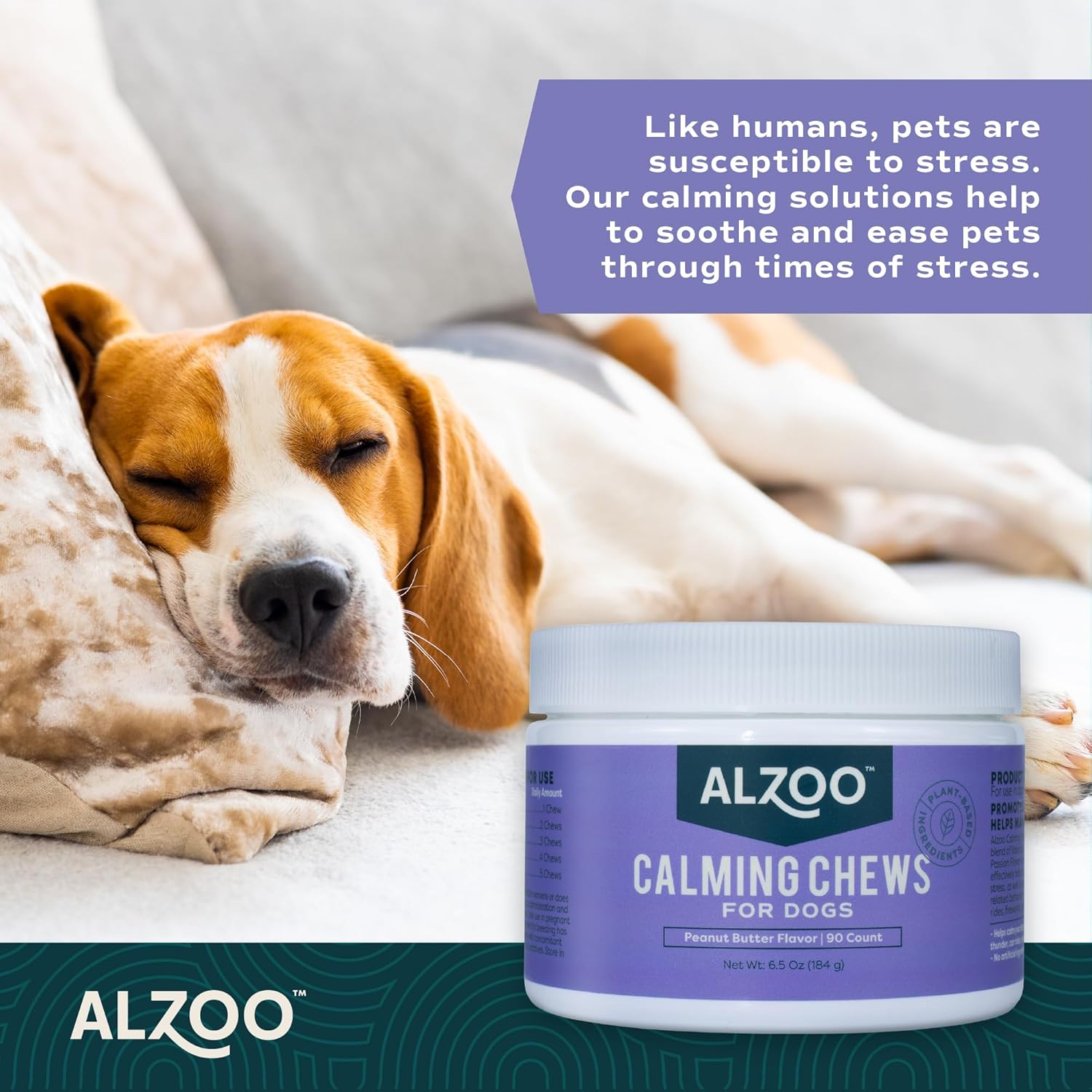 ALZOO Soft Chew Supplements for Dogs - 90 count