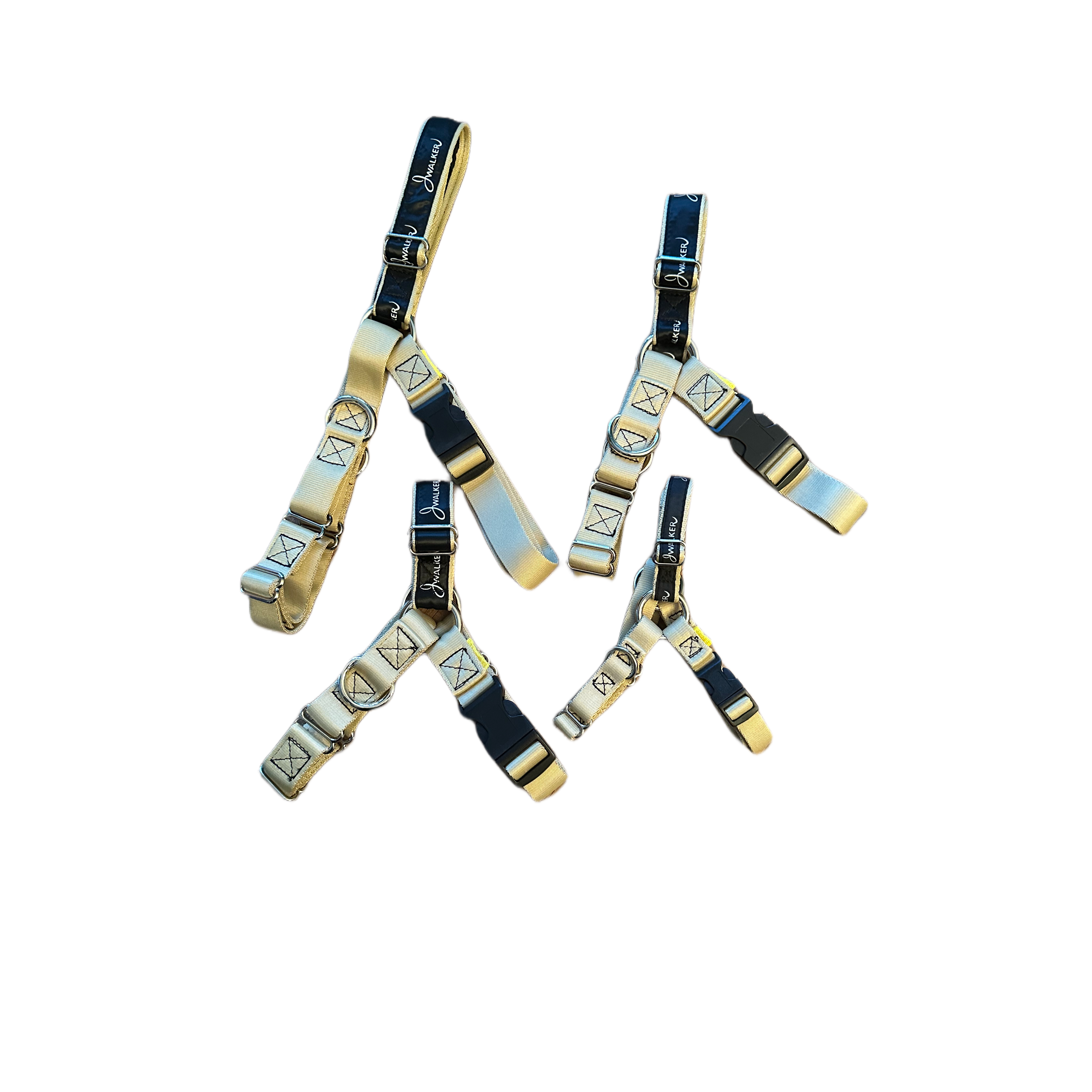 JWalker Side Attachment No-Pull Dog Harness, California Gold