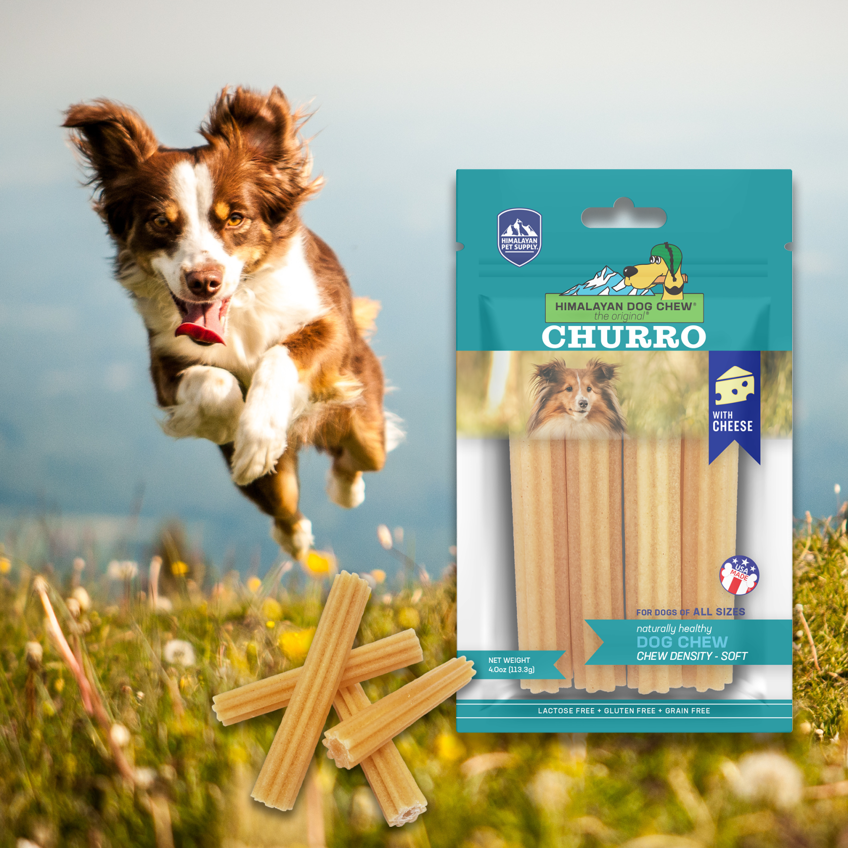 Himalayan Dog Chew yakyCHURRO Himalayan Cheese Treats