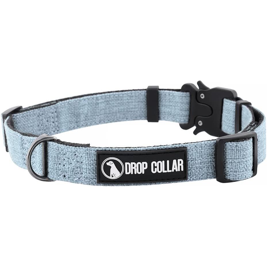 Drop Collar Natural Material Easy One Click Adjustable Dog Collar