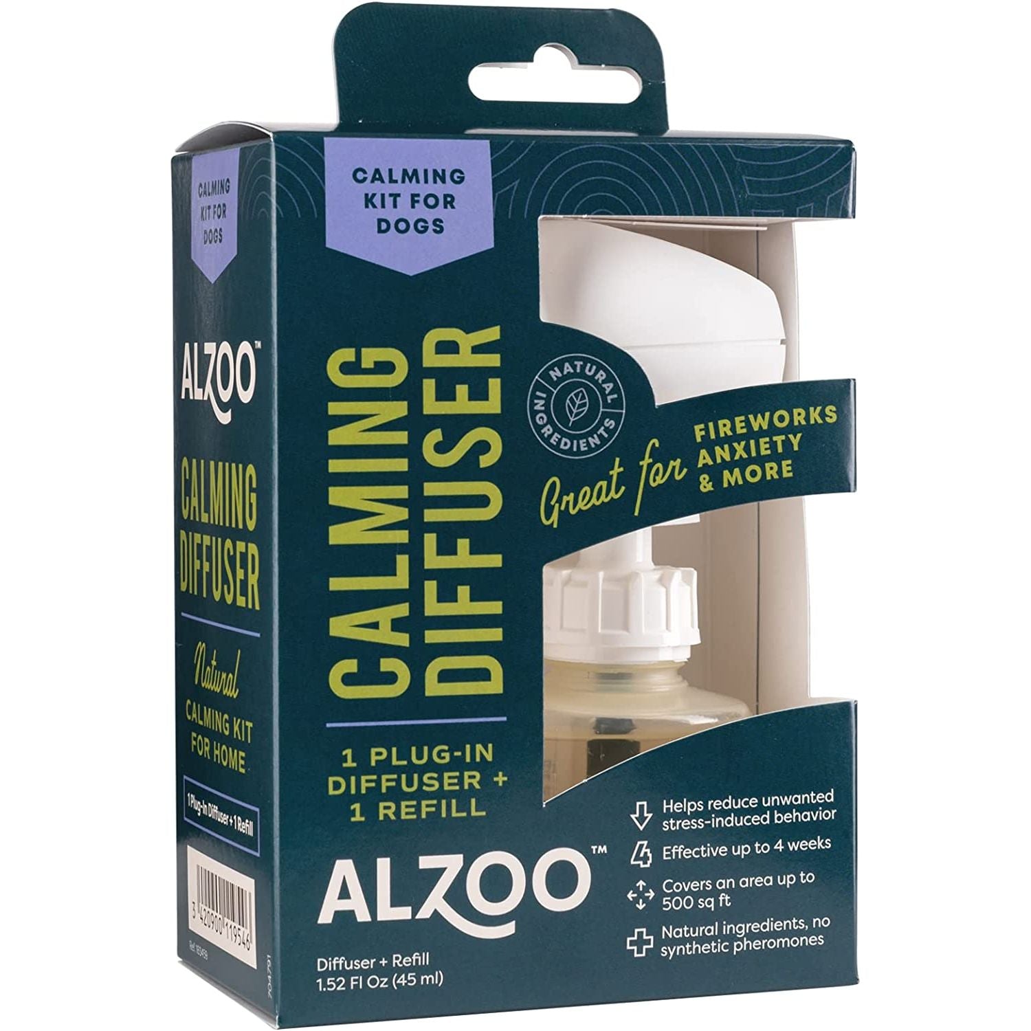 ALZOO All Natural Calming Plug-in + Refill for Dogs