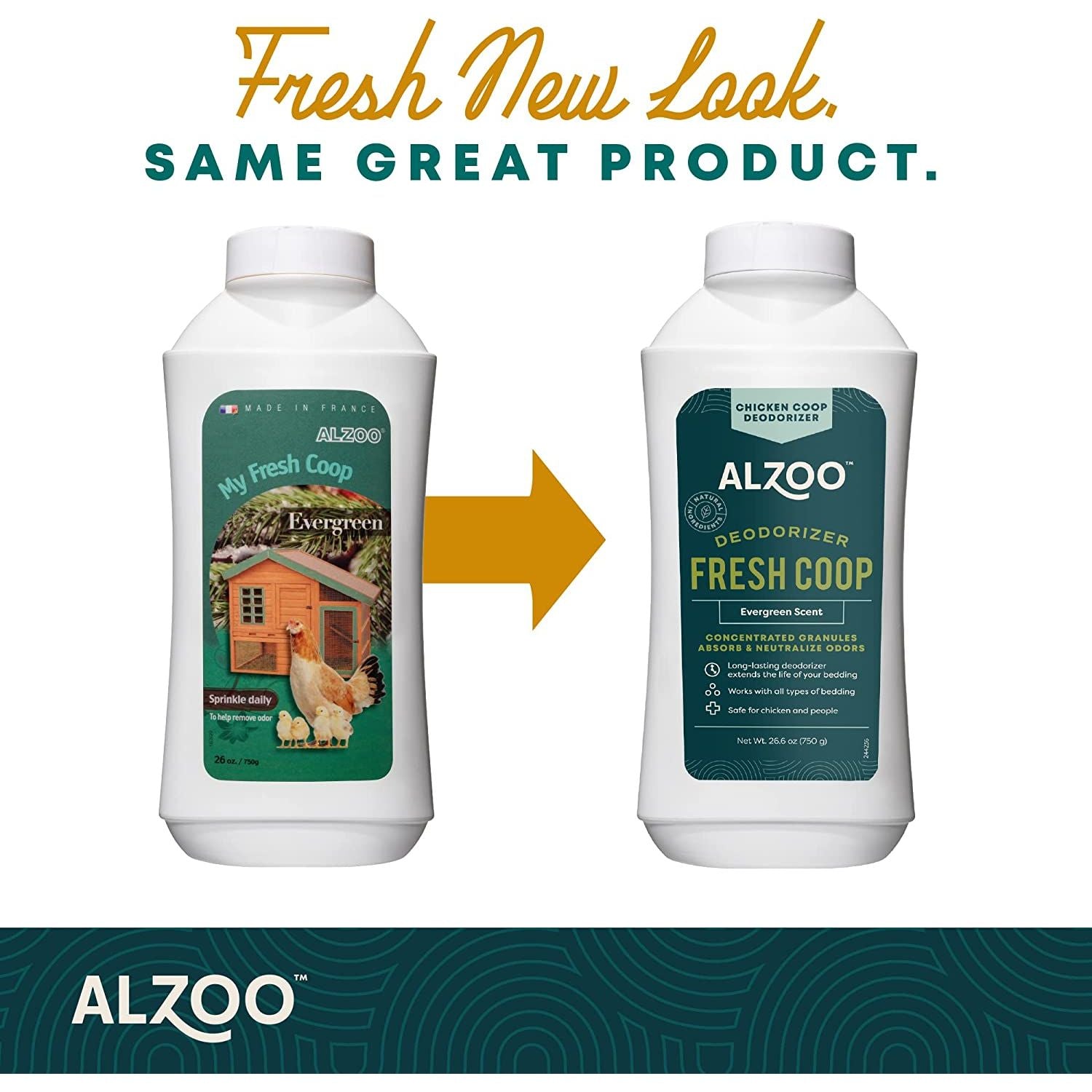 ALZOO My Fresh Coop - Evergreen Chicken Coop Deodorizer 26oz.