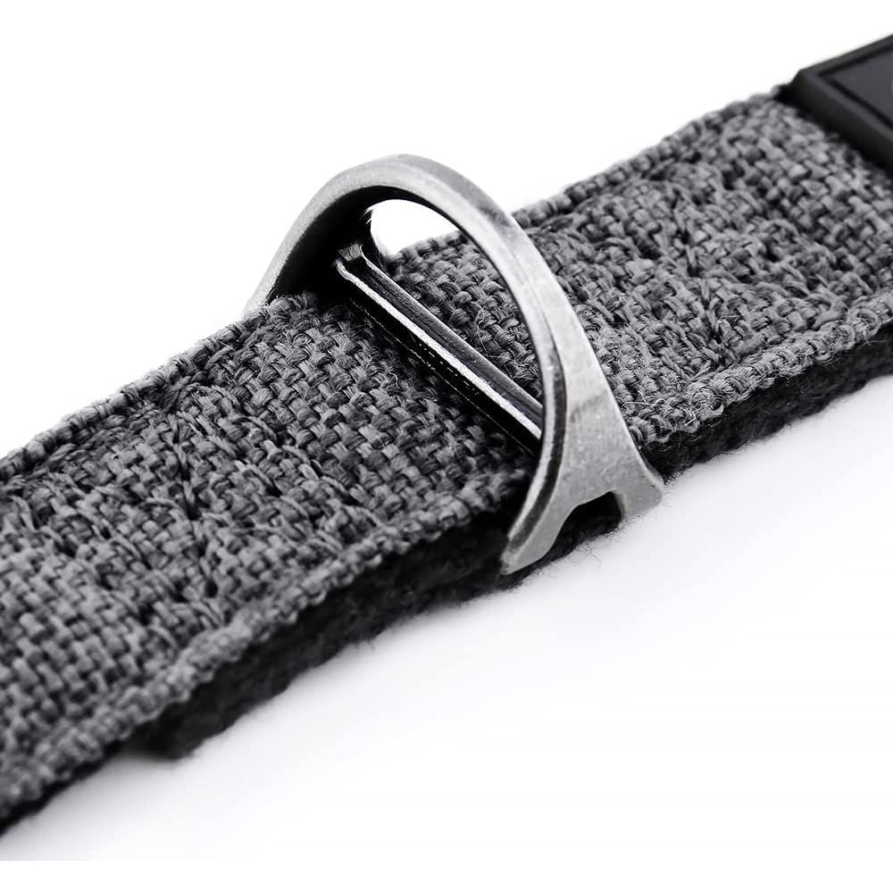 Drop Collar Natural Material Easy One Click Adjustable Dog Collar