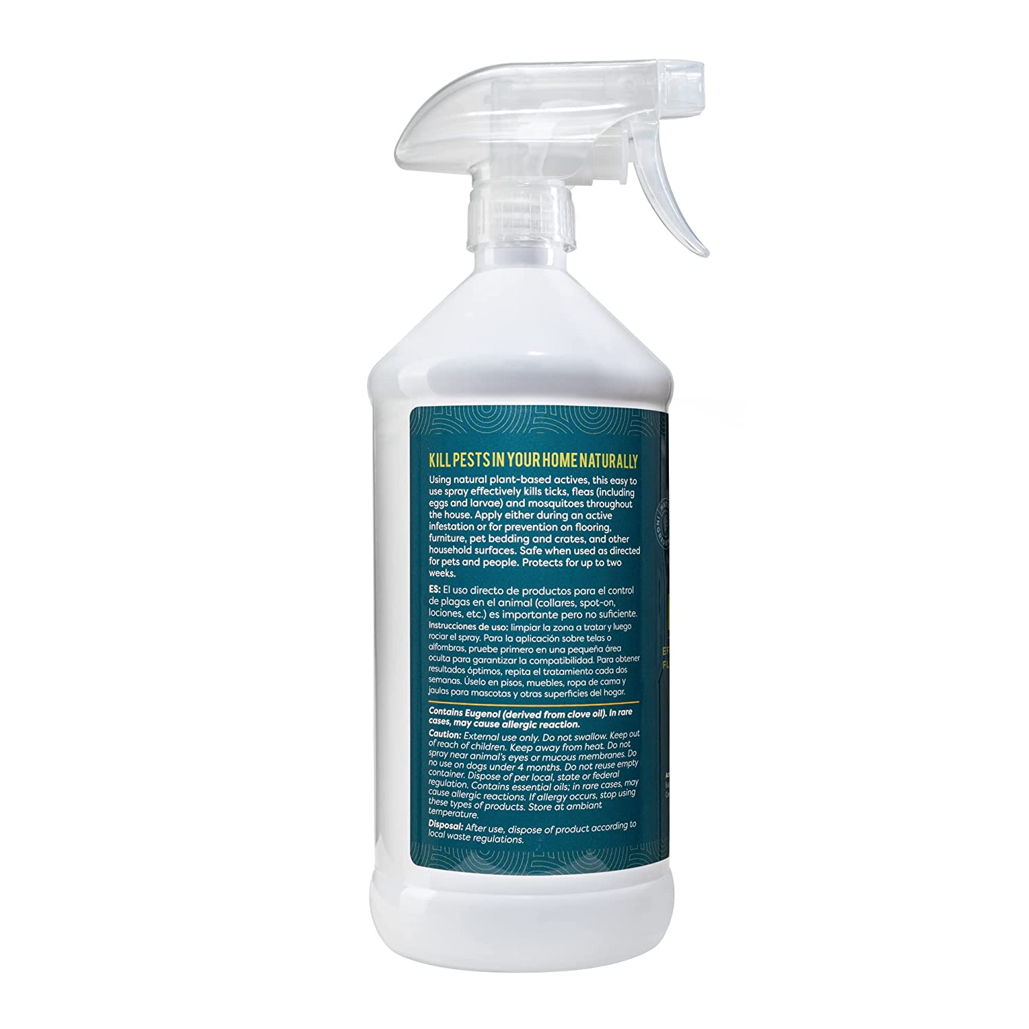 ALZOO Natural Flea & Tick Home Spray 32oz