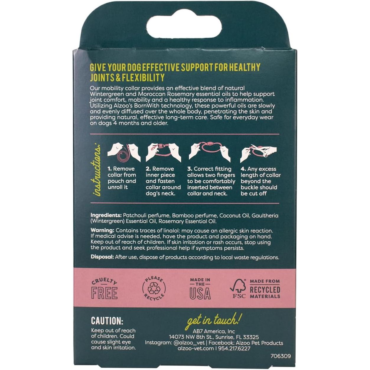 ALZOO Mobility Collar for Dogs