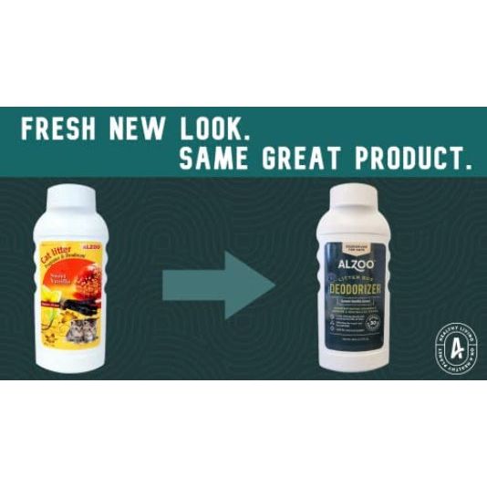 ALZOO Litter Box Deodorizer for Cats - Sweet Vanilla 26oz.