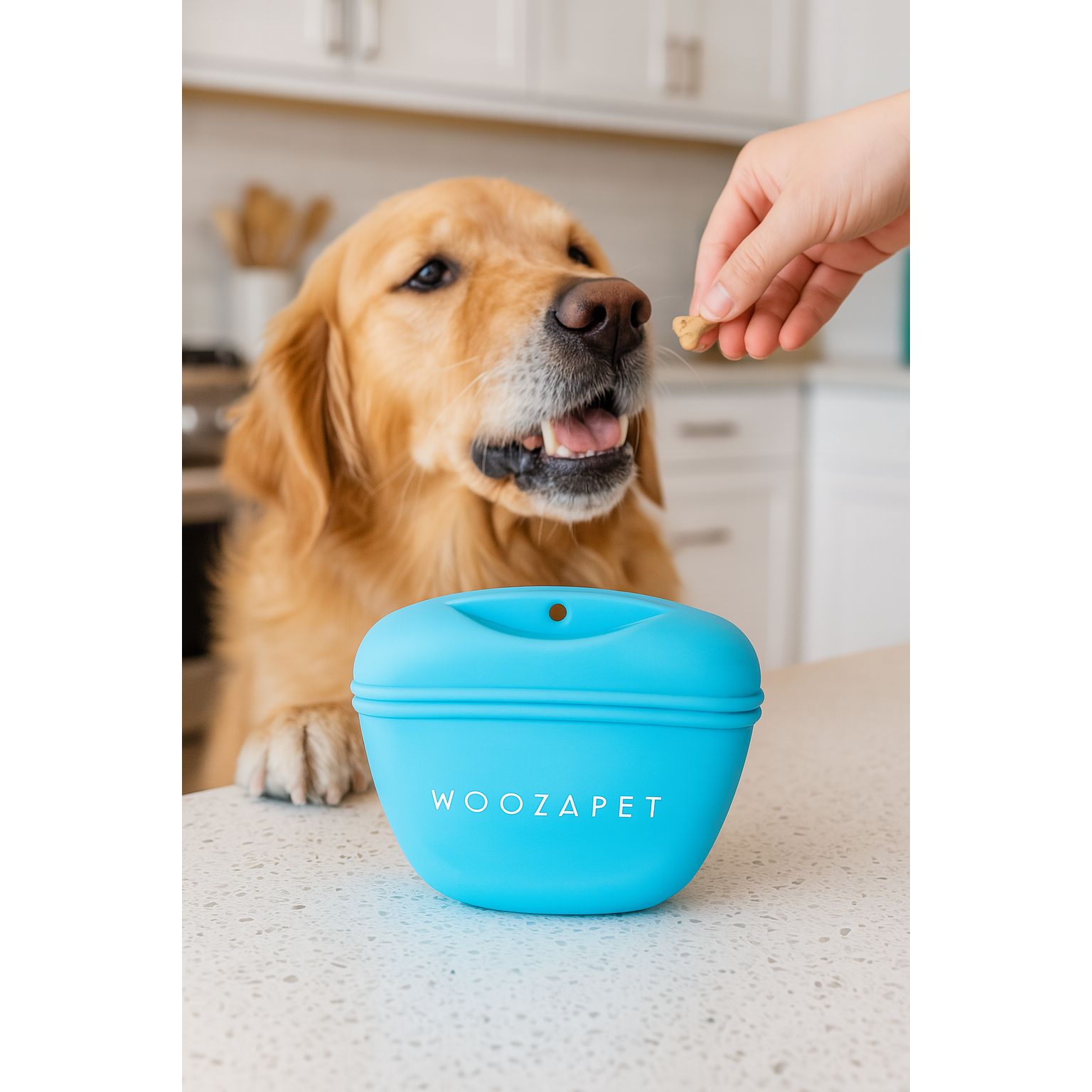 WOOZAPET Silicone Dog Trainer Treat Clip-On Pouch