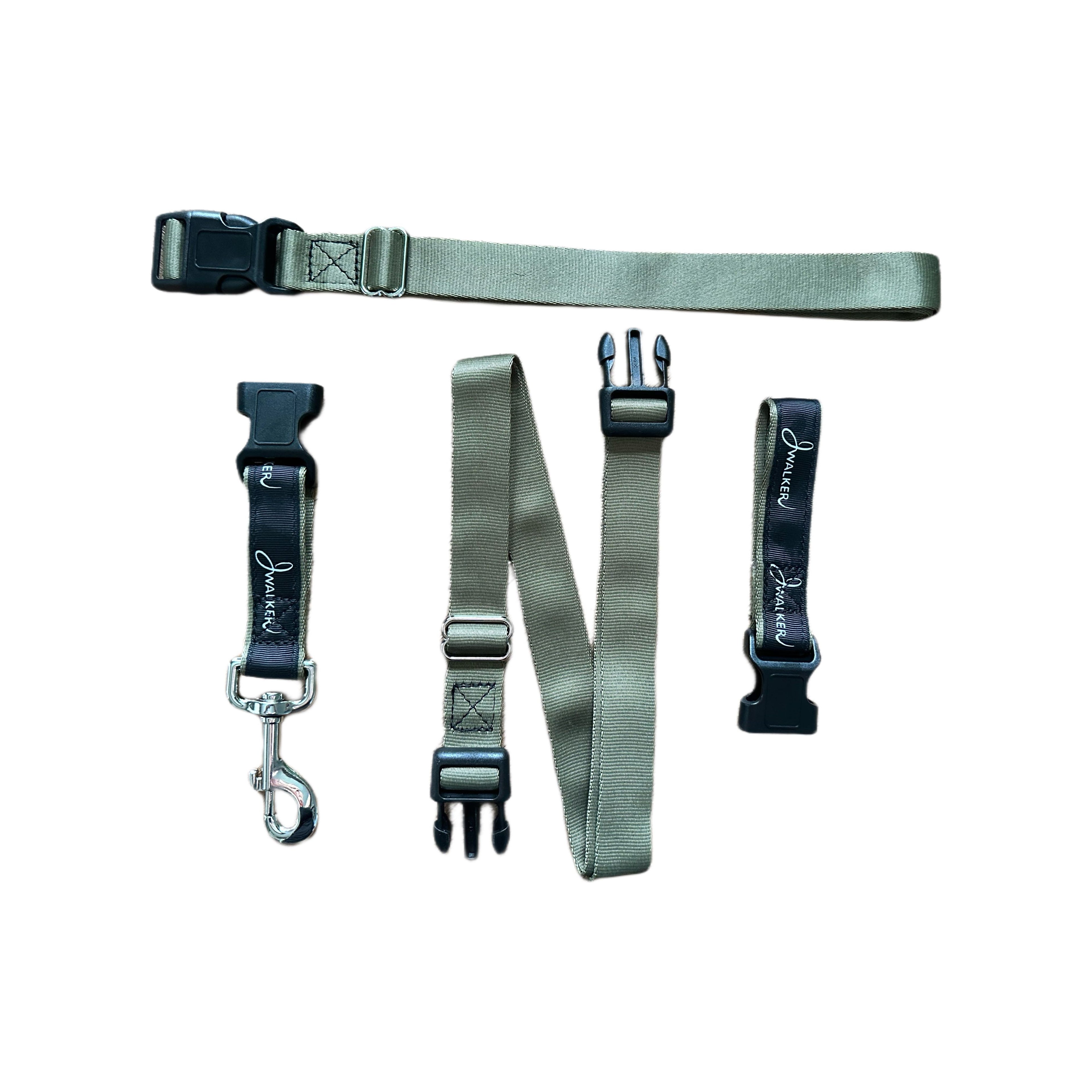 JWalker Dog 4-in-1 Hands-Free Walking Utility Dog Leash, Large
