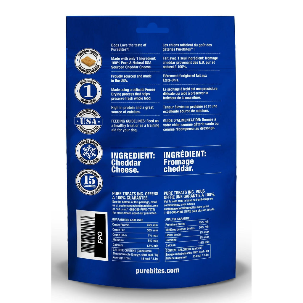 PureBites Cheddar Cheese Freeze-Dried Dog Treats