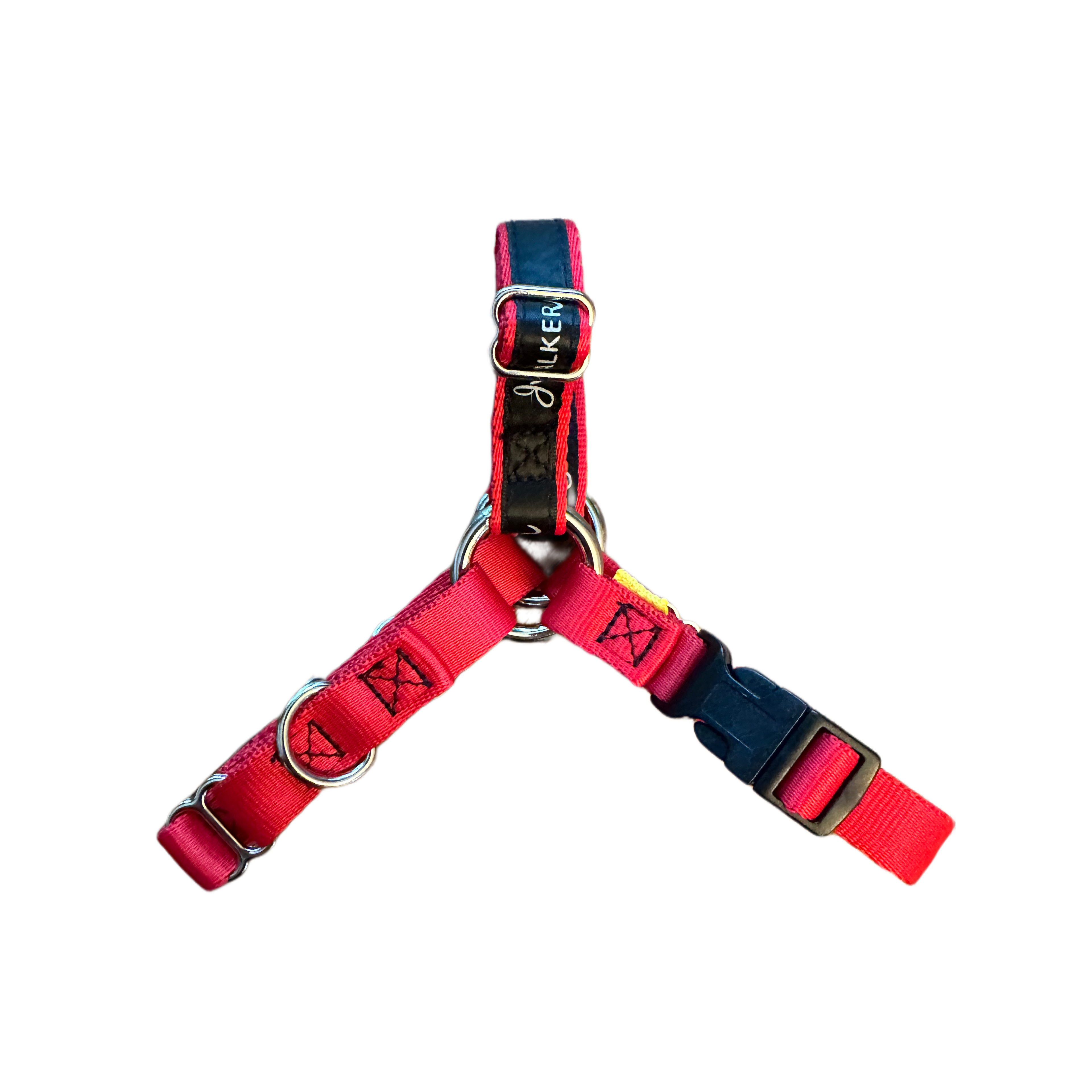 JWalker Side Attachment No-Pull Dog Harness, Cardinal Red