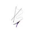 Go Cat Da Bird 2-Piece Pull Apart Cat Wand Toy — Handmade in the USA
