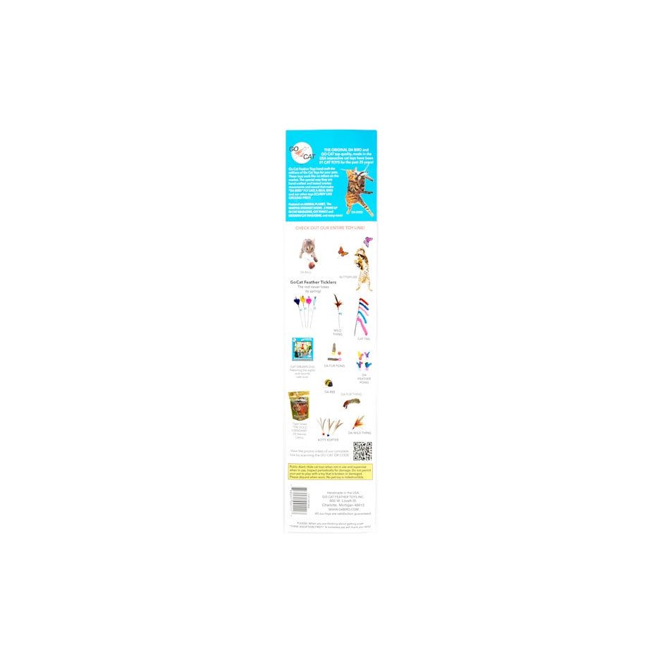 Go Cat Cat Catcher Teaser Wand with Mouse Cat Toy