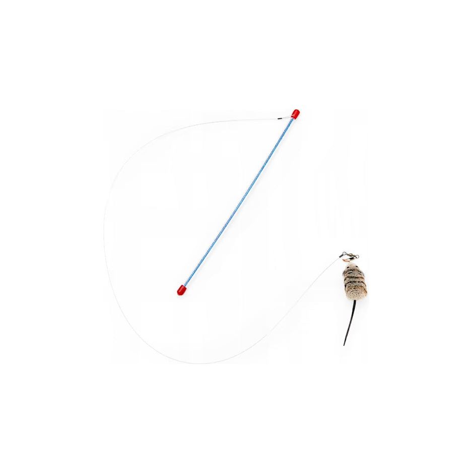 Go Cat Cat Catcher Teaser Wand with Mouse Cat Toy