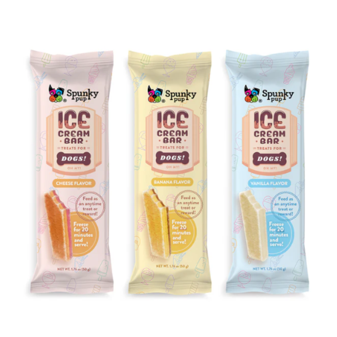 Spunky Pup Ice Cream Bars for Dogs