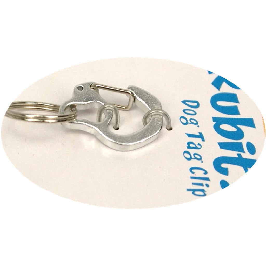Rubit! Curve Aluminum Dog Tag Clip Small