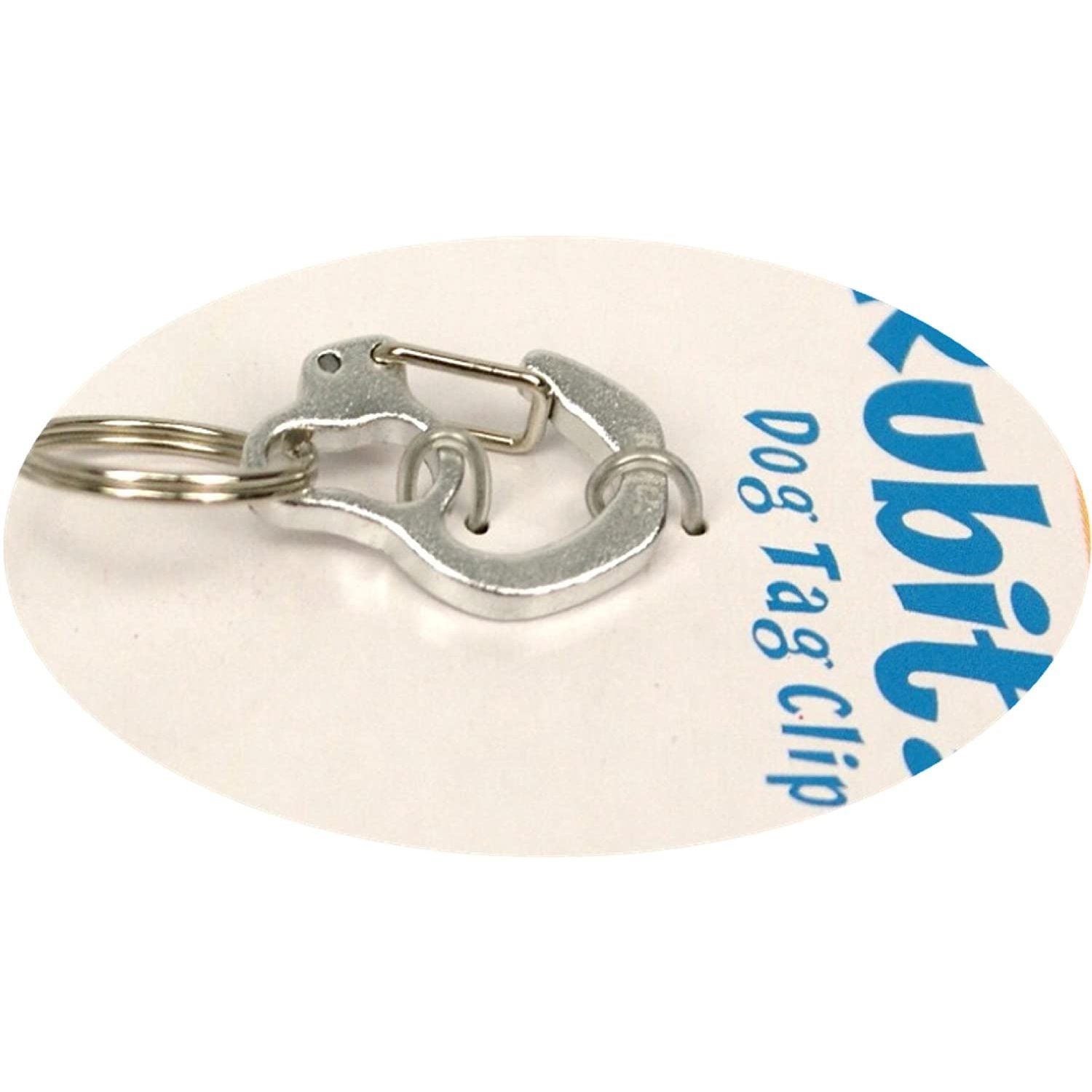 Rubit! Curve Aluminum Dog Tag Clip Small