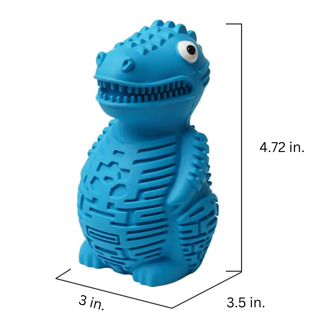 WOOZAPET Topplesaurus Slow Feeder & Treat Dispenser