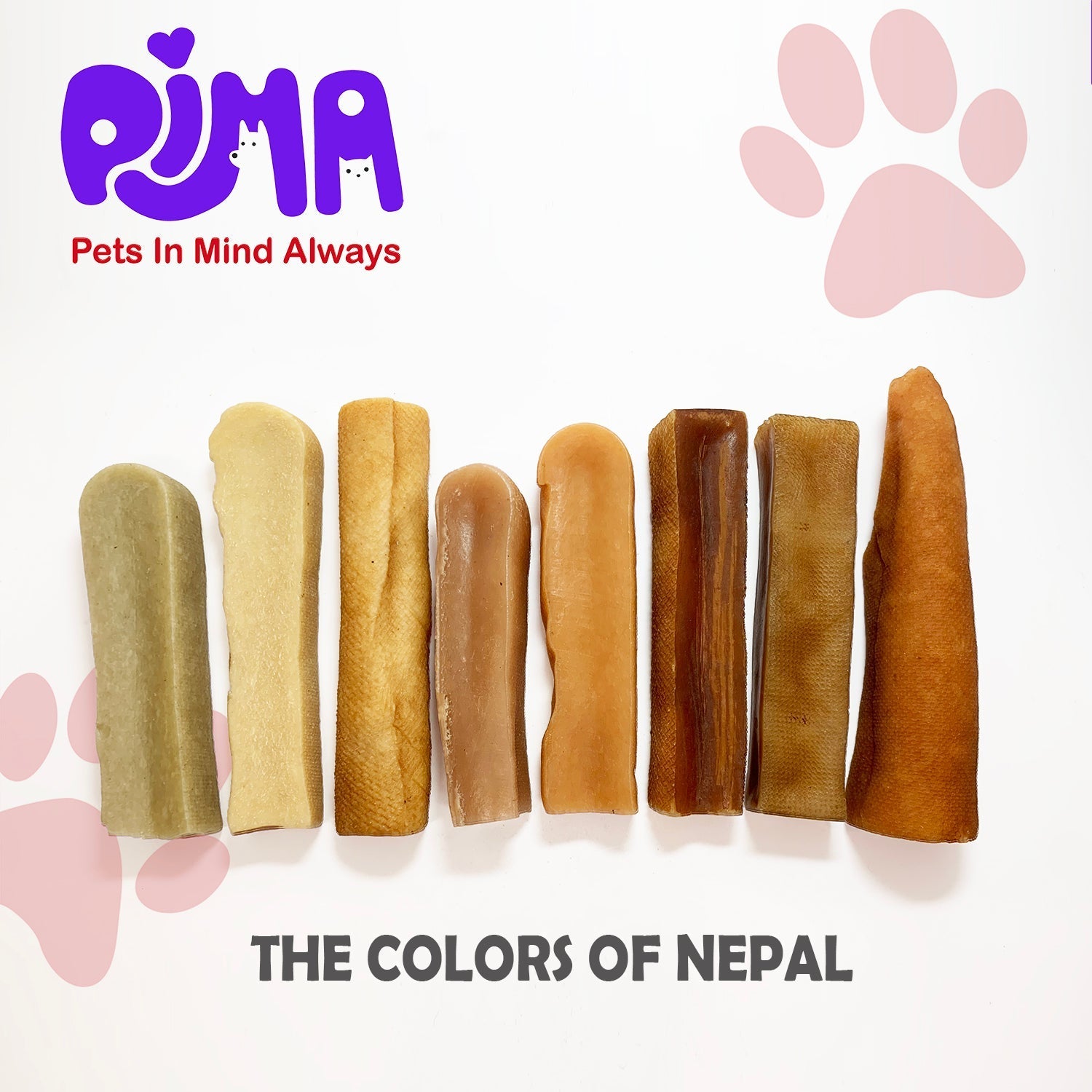 PIMA Canine Cheese Chew for Dogs 65 lbs or Smaller - 3 Chews Mixed Large - 9.9 oz.