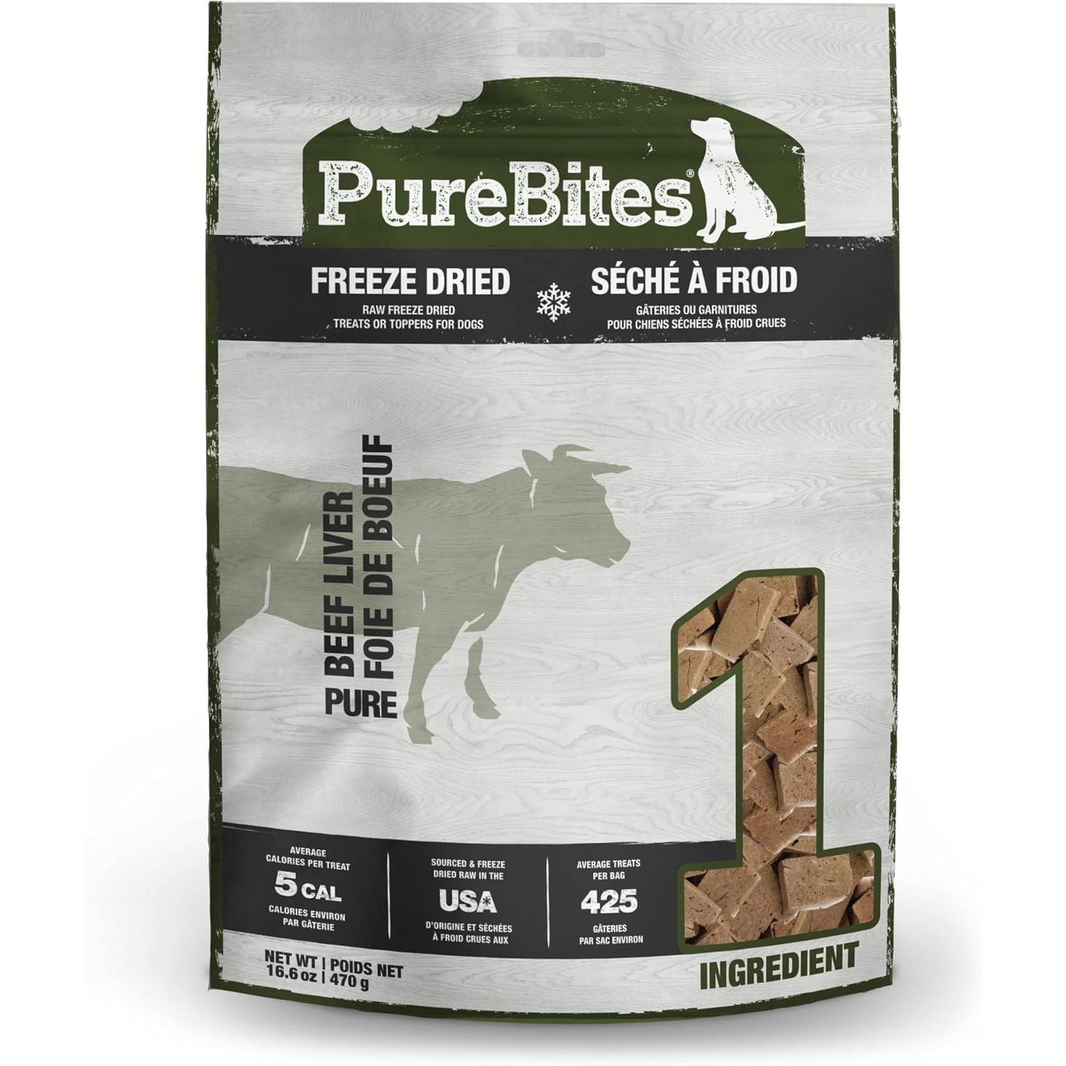 PureBites Beef Liver Freeze-Dried Dog Treats