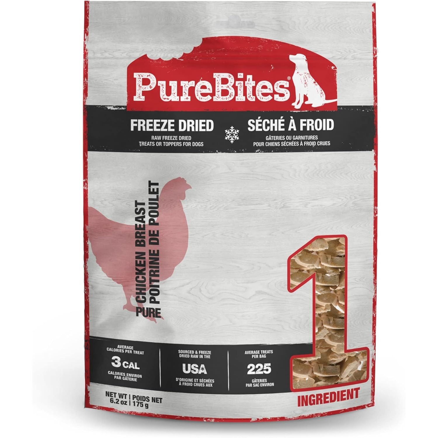 PureBites Chicken Freeze-Dried Dog Treats