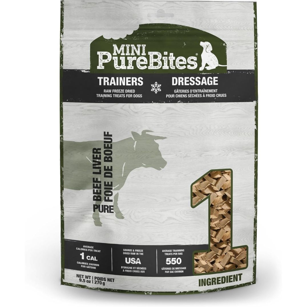 Mini PureBites Beef Liver Freeze Dried Dog Treats