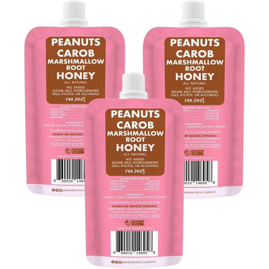 Bark Bistro Gimme S'More Buddy Budder Squeeze Packs — Trio, 3 x 4 oz