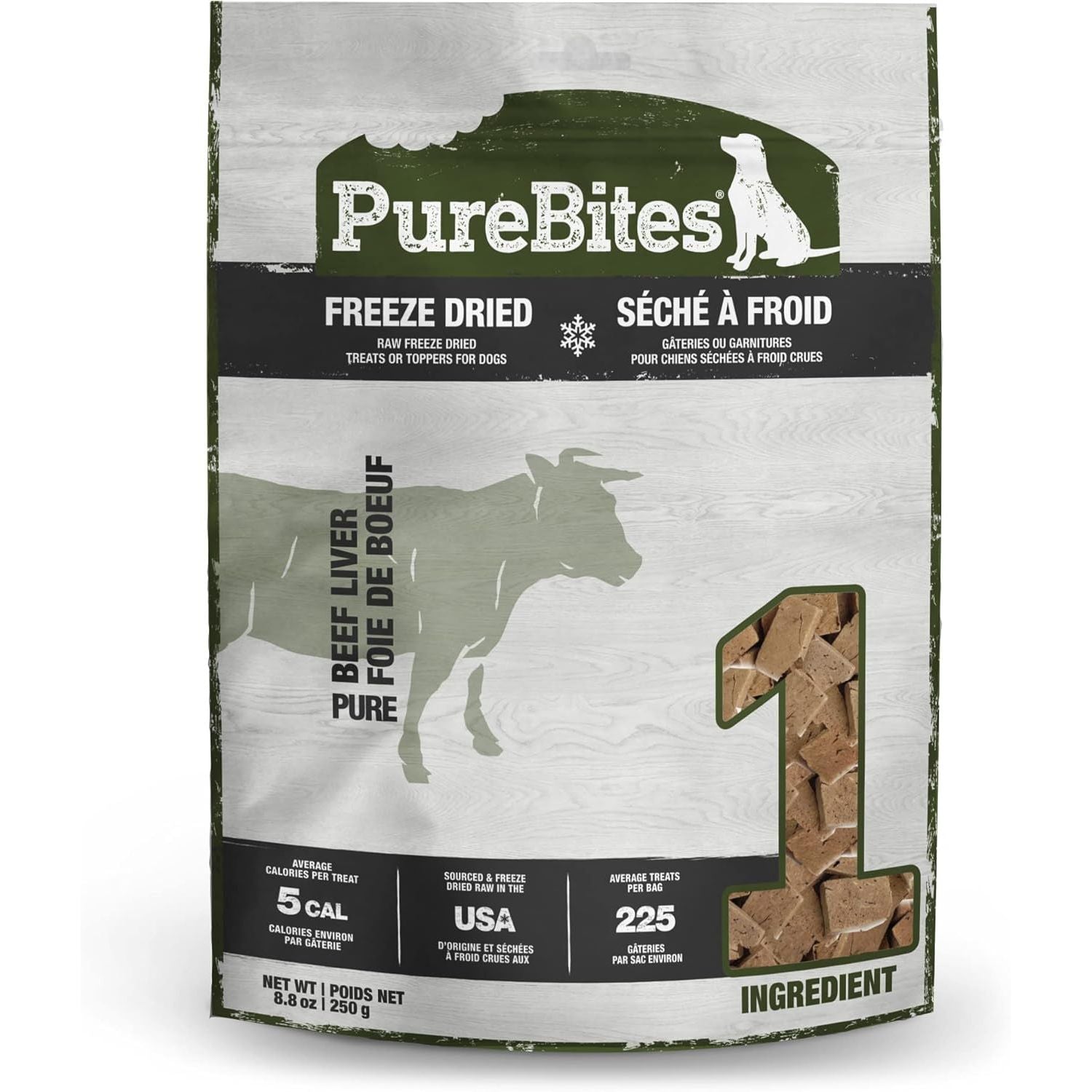 PureBites Beef Liver Freeze-Dried Dog Treats