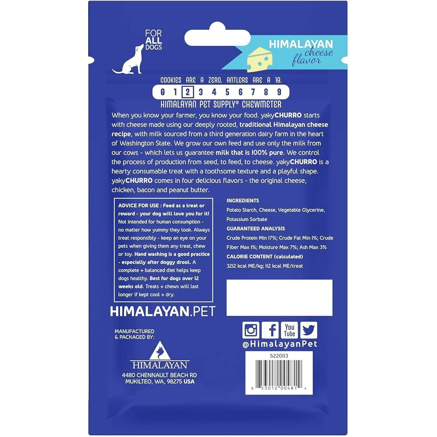 Himalayan Dog Chew yakyCHURRO Himalayan Cheese Treats