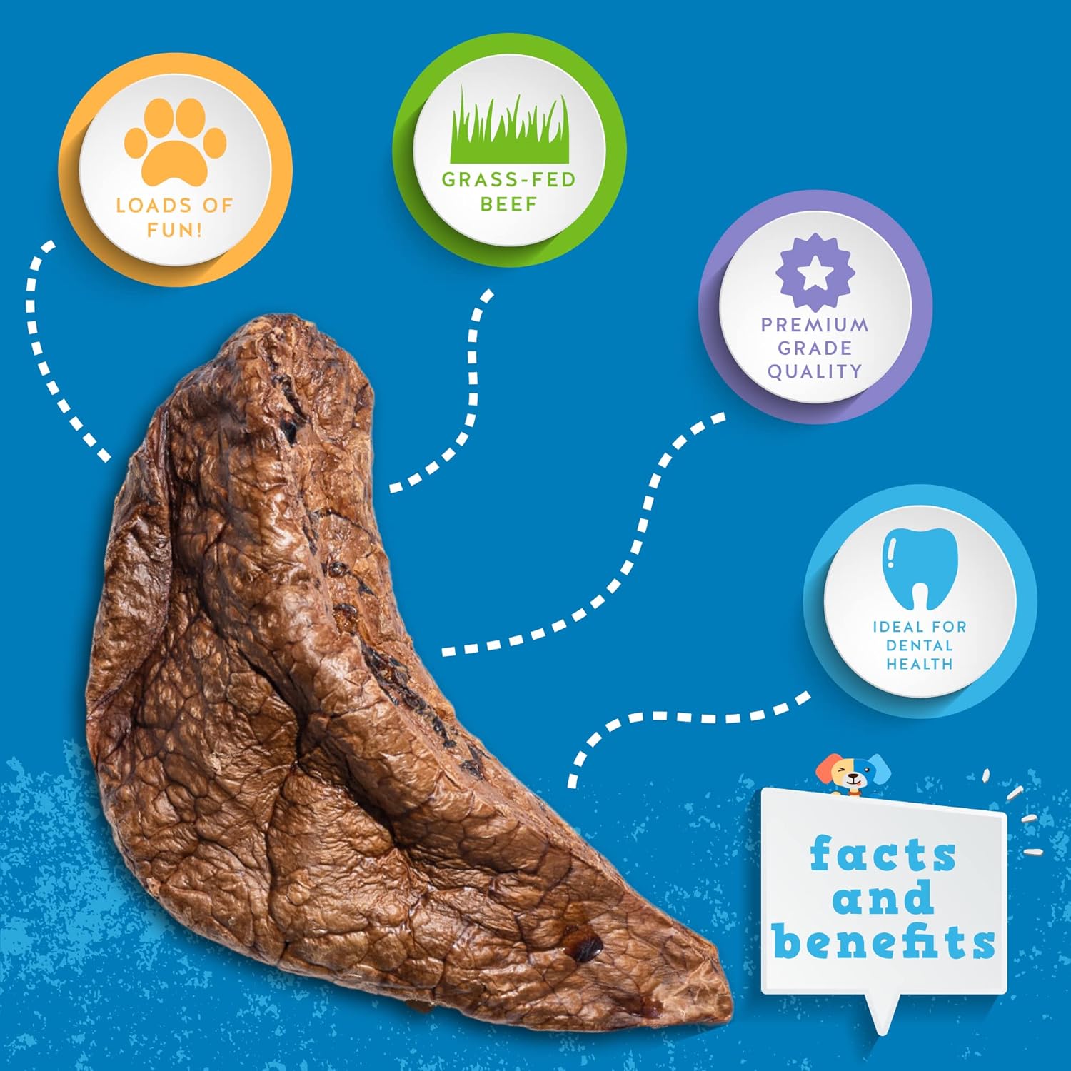 Jack & Pup Just Beef Lungs 16 oz Bag