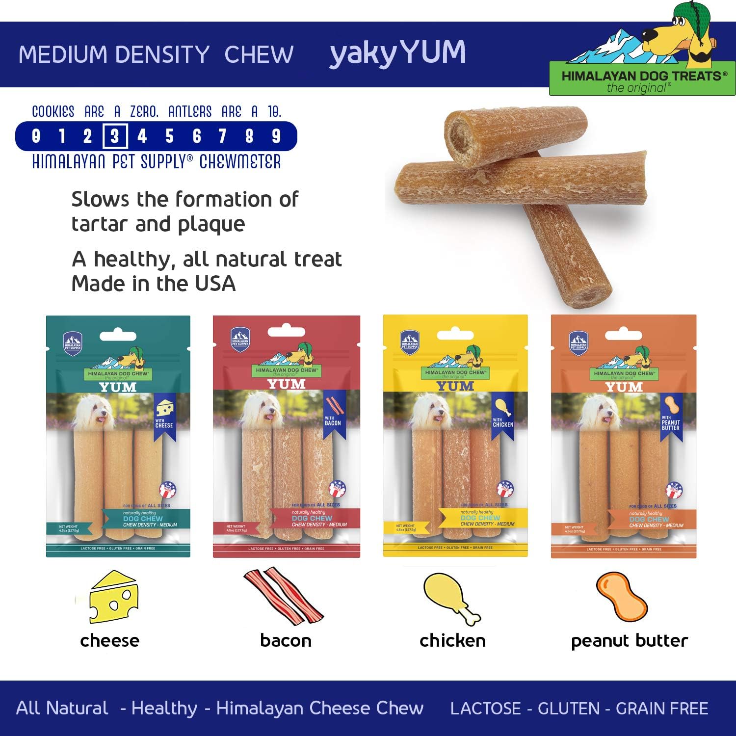 Hımalayan Dog Chew yakyYum Himalayan Cheese Treats