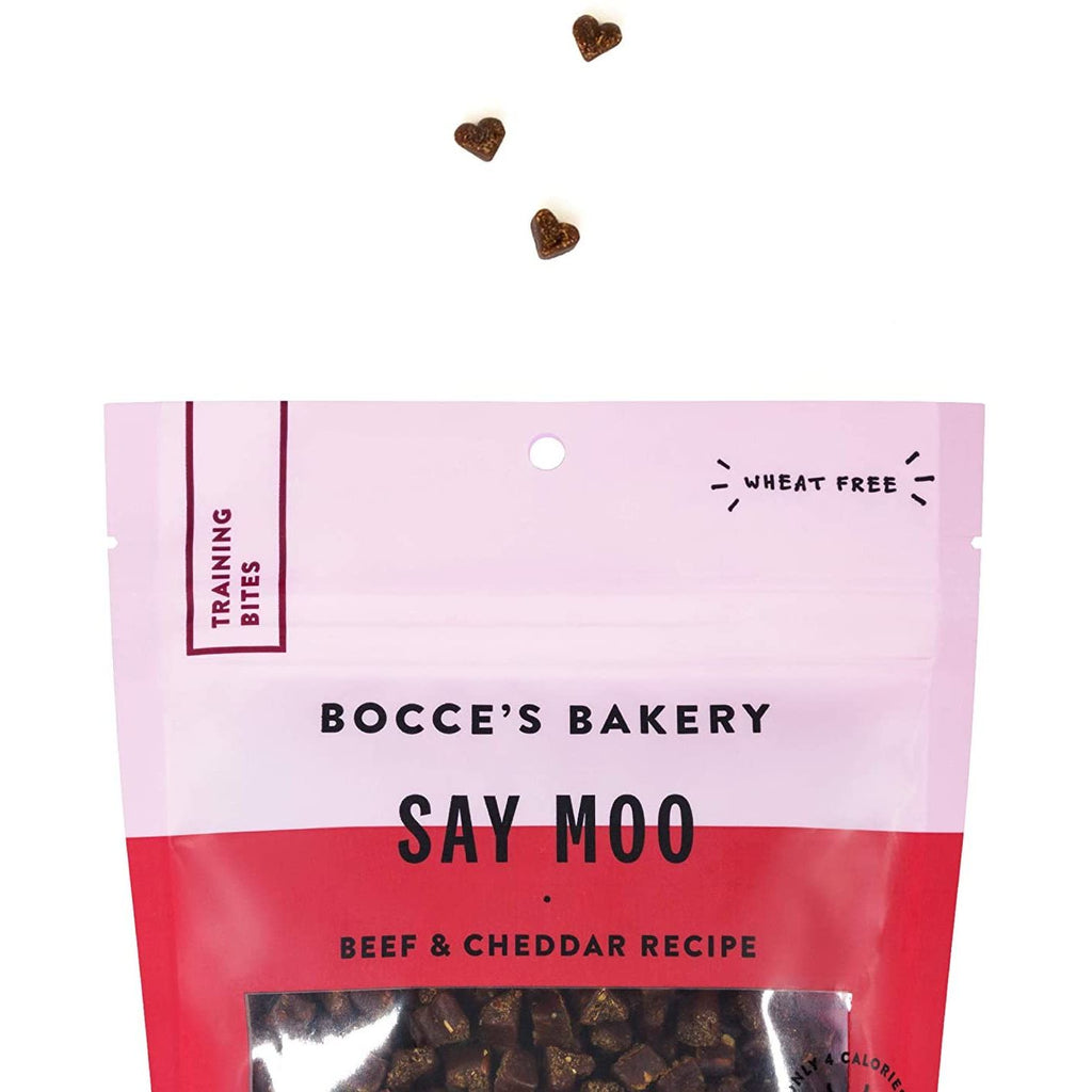 Bocce's Bakery Say Moo Beef & Cheddar Training Treats 6 oz