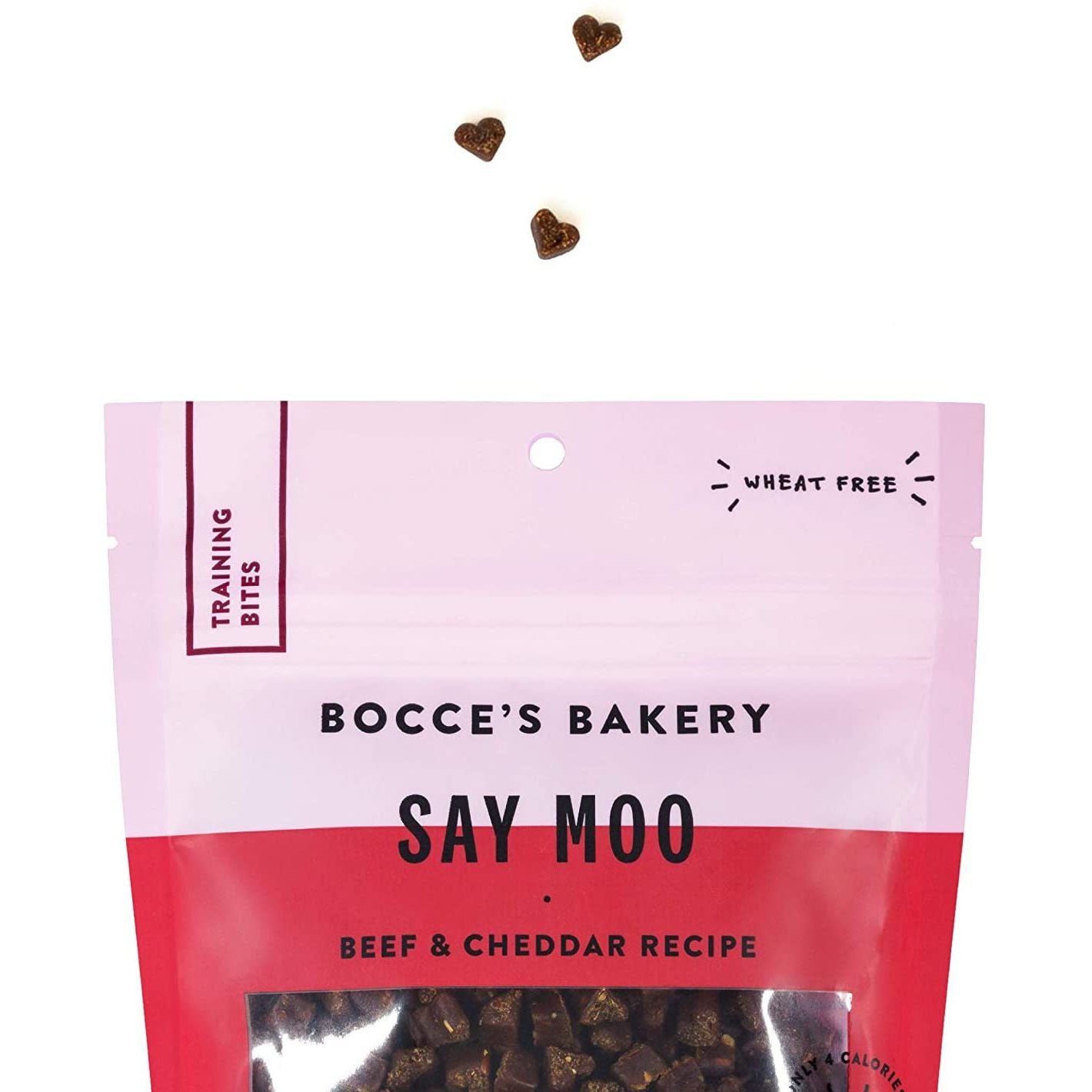 Bocce's Bakery Say Moo Beef & Cheddar Training Treats 6 oz