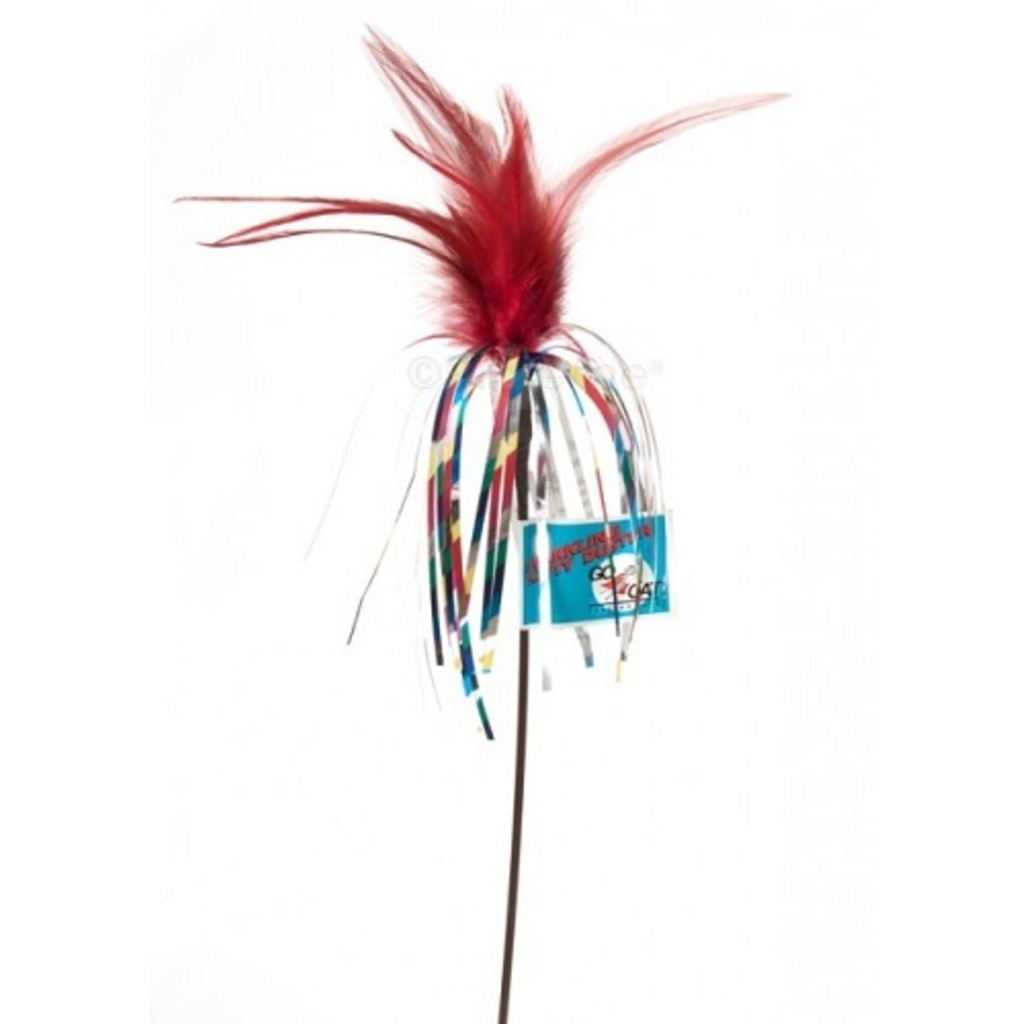 Go Cat Long Sparkling Kitty Duster: 36" Cat Toy Teaser