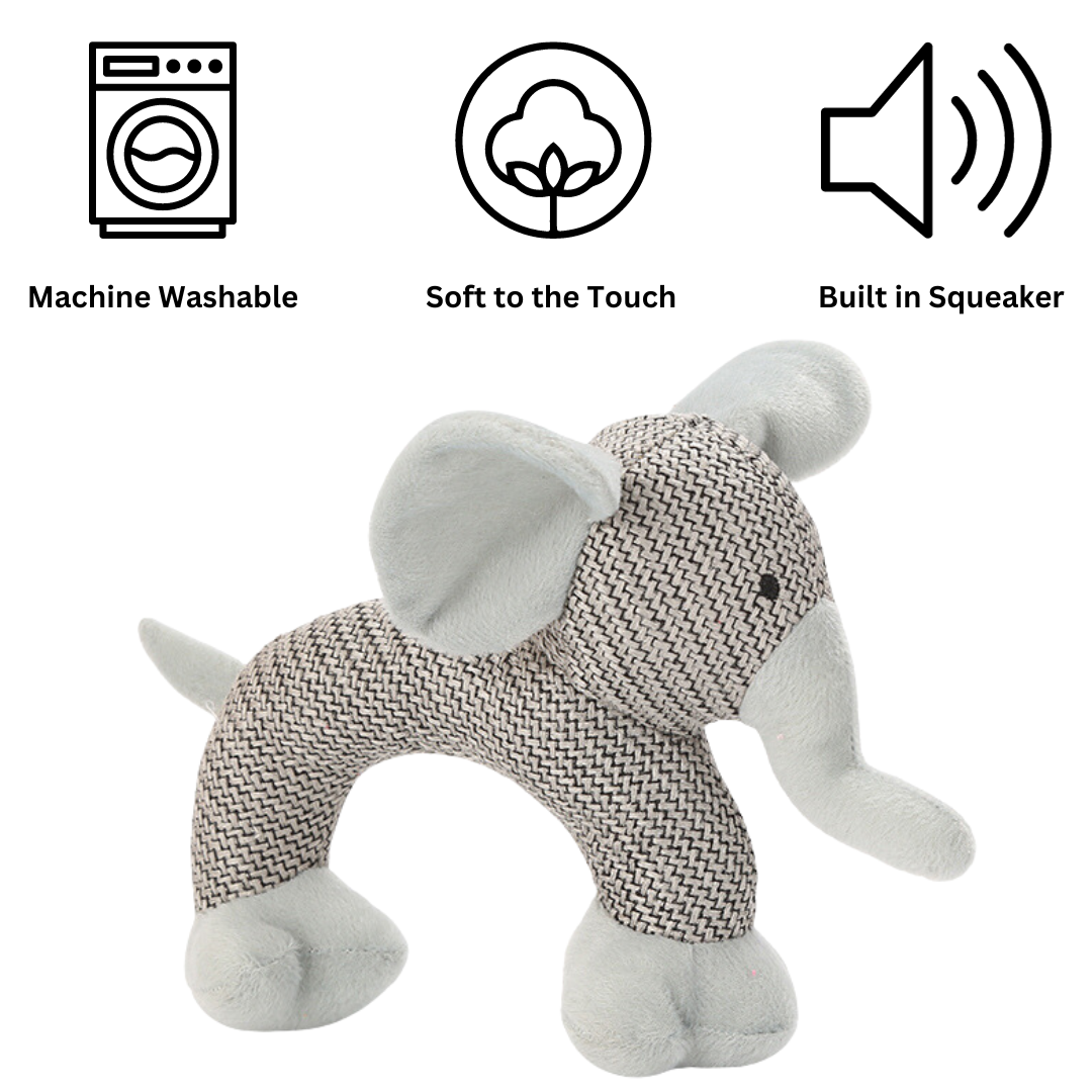 WOOZAPET Minimalist Squeaky Interactive Dog Toy