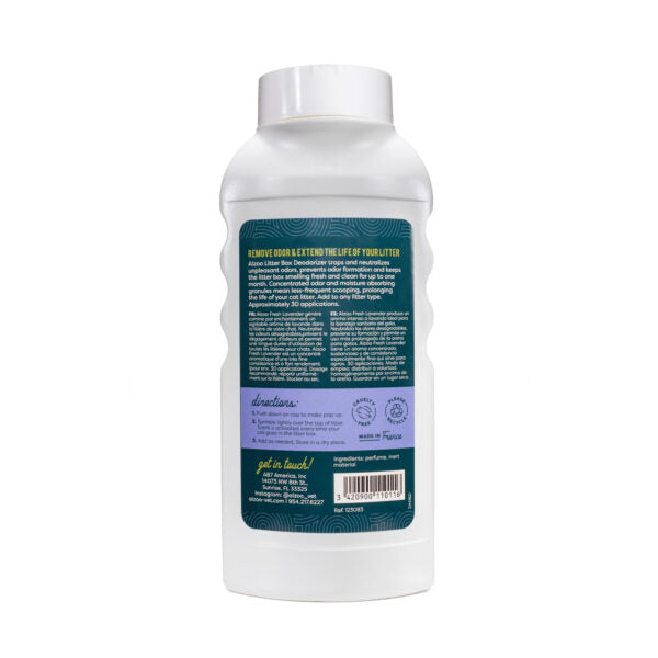 ALZOO Litter Box Deodorizer for Cats - Fresh Lavender 26oz.