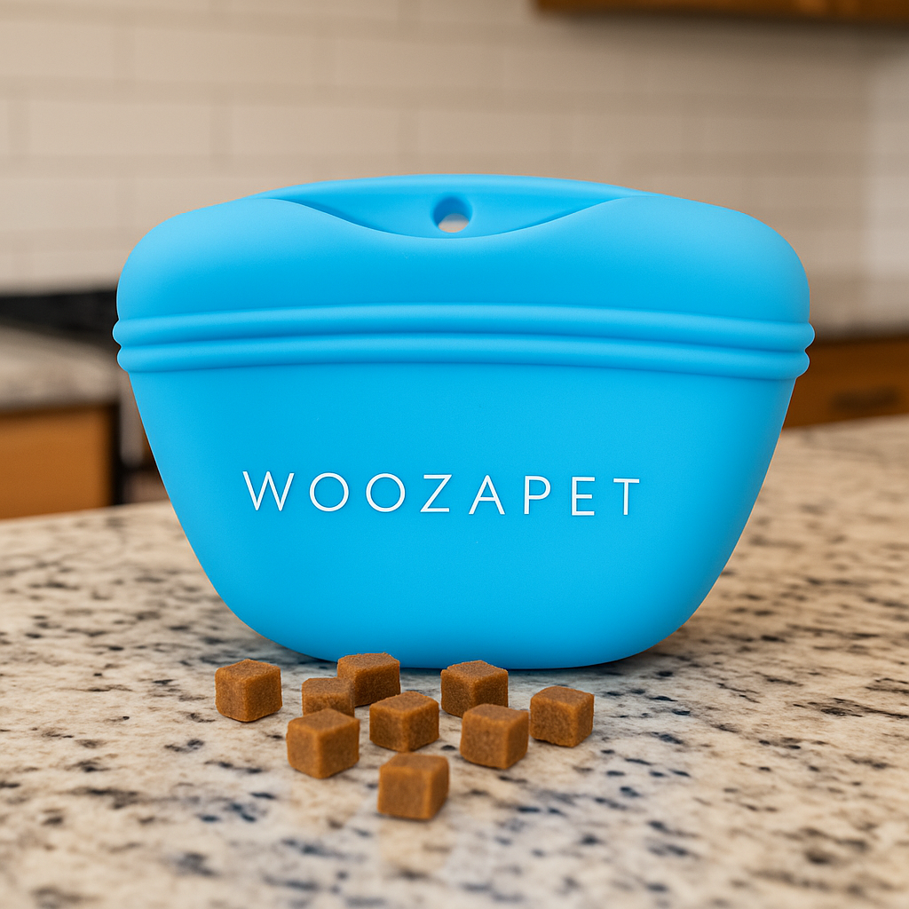 WOOZAPET Silicone Dog Trainer Treat Clip-On Pouch