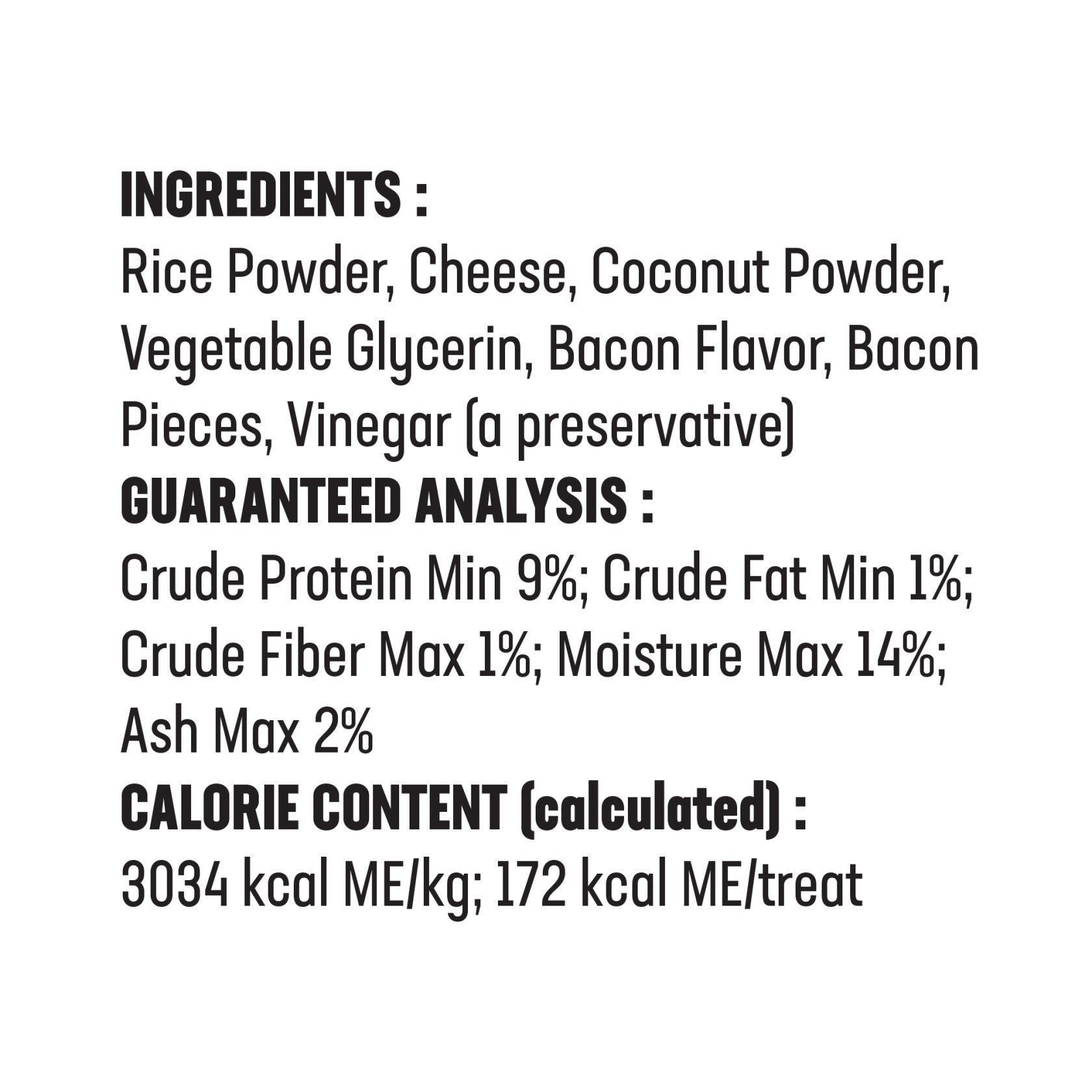 Himalayan Pet Supply Happy Teeth Natural Cheese Dog Chews | Bacon Flavor