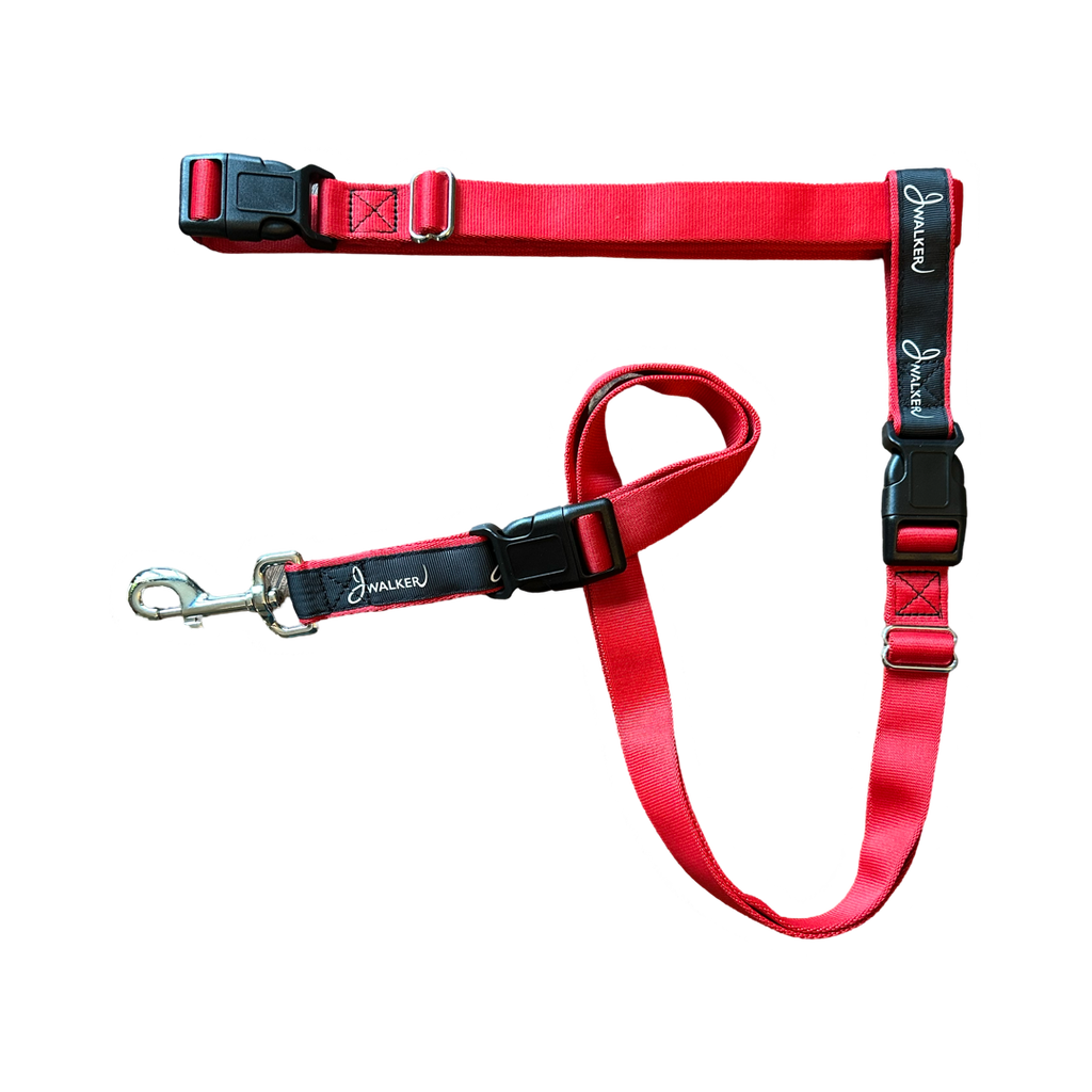 JWalker Dog 4-in-1 Hands-Free Walking Utility Dog Leash, Large
