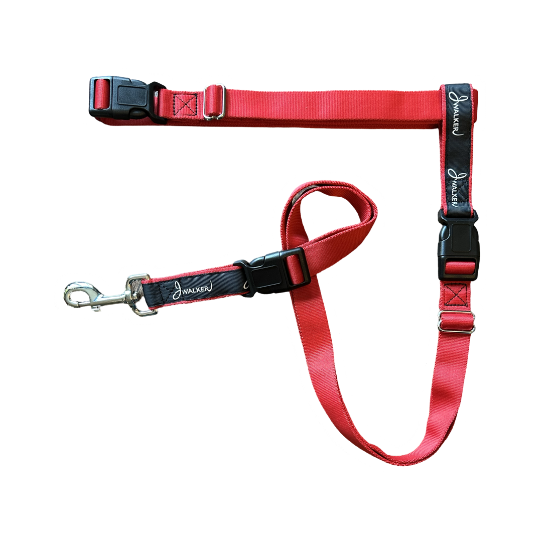 JWalker Dog 4-in-1 Hands-Free Walking Utility Dog Leash, Large