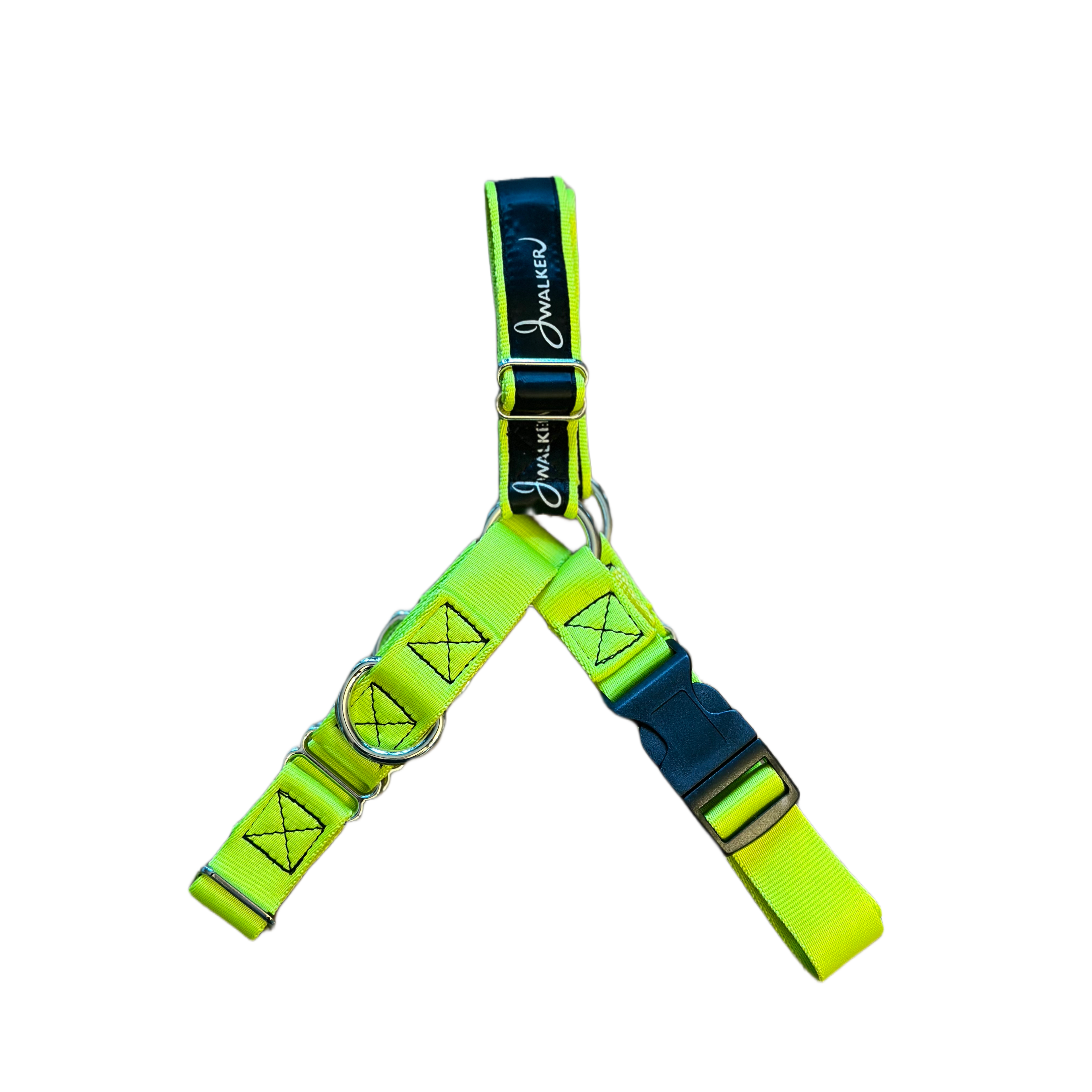 JWalker Side Attachment No-Pull Dog Harness, Lime Punch