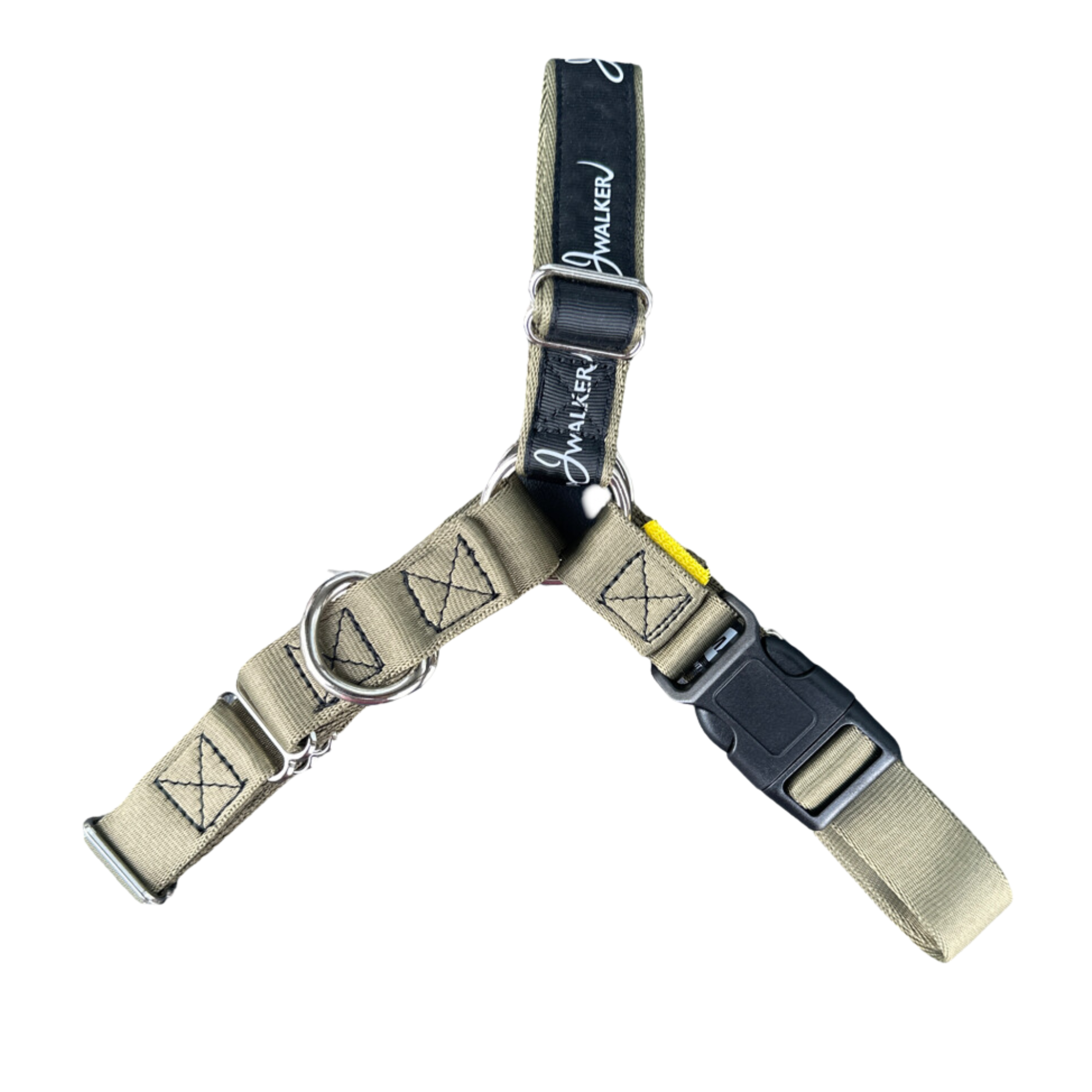 JWalker Side Attachment No-Pull Dog Harness, Olive Green