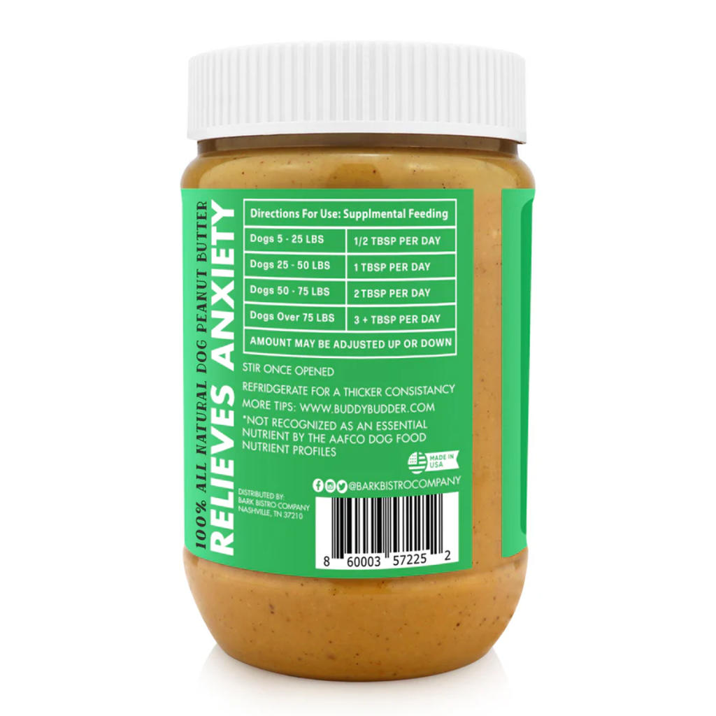 Bark Bistro Relax Rover Buddy Budder — Calming Dog Peanut Butter, 17 oz