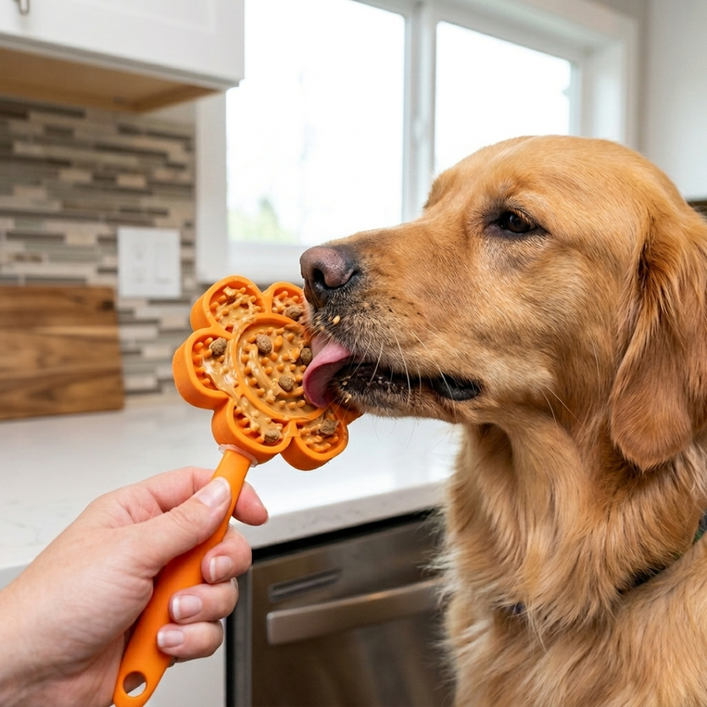 Bark Bistro Buddy Budder Squeeze Pack + Spunky Pup Lick-Pop Combo