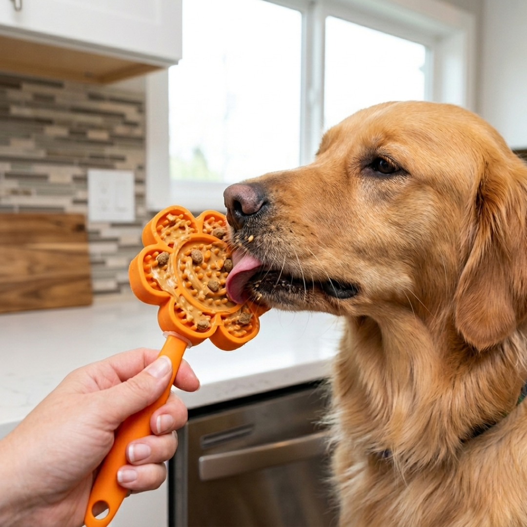 Bark Bistro Buddy Budder Squeeze Pack + Spunky Pup Lick-Pop Combo