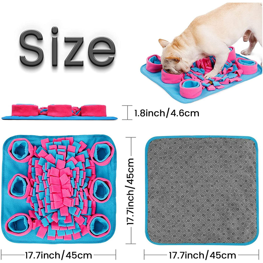WOOZAPET Snuffle Mat Boredom Buster Interactive Puzzle Feeding Mat for Dogs