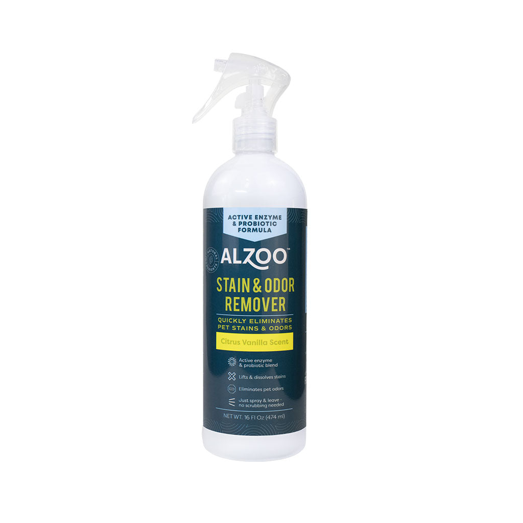 ALZOO Stain and Odor Remover Spray Citrus Vanilla