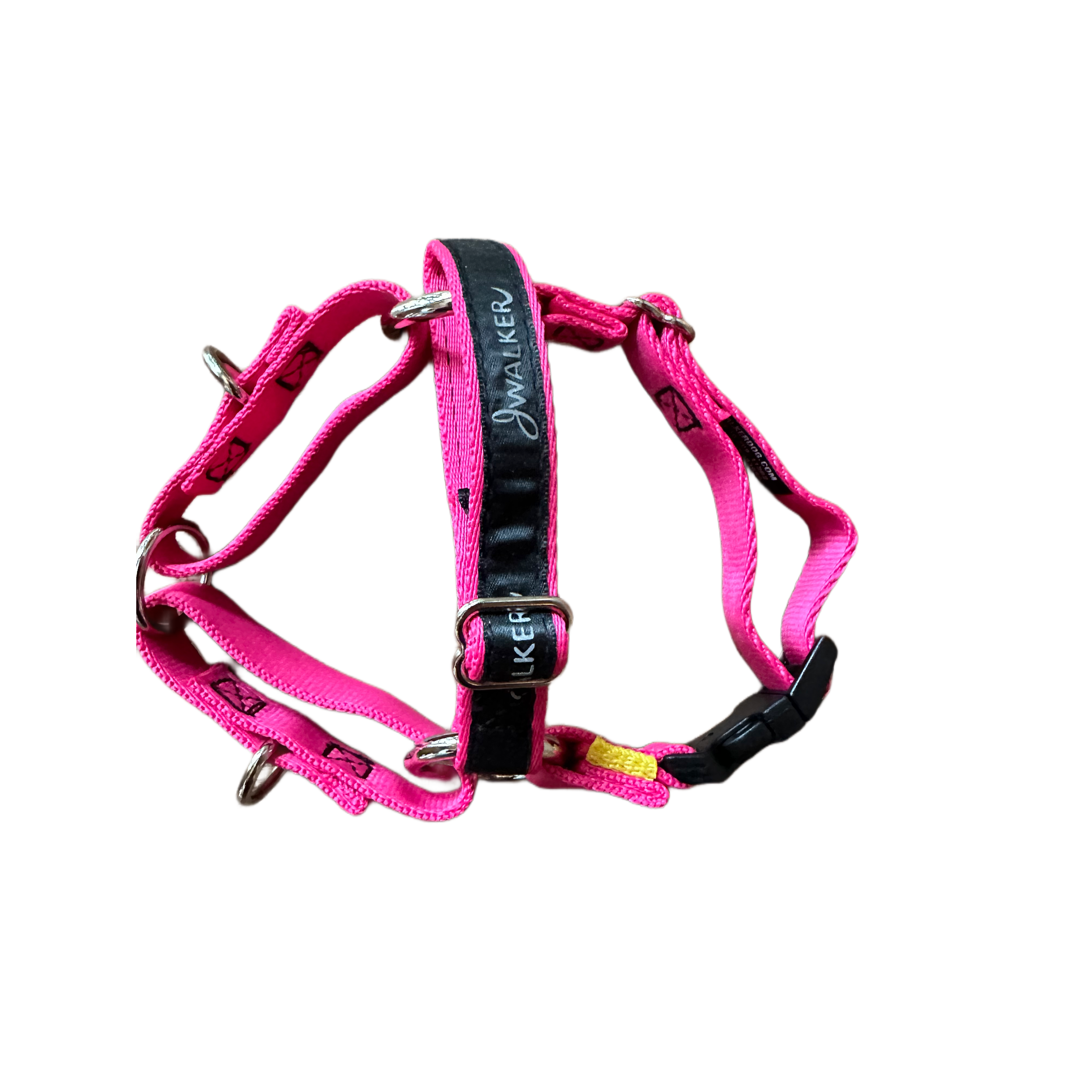JWalker Side Attachment No-Pull Dog Harness, Raspberry