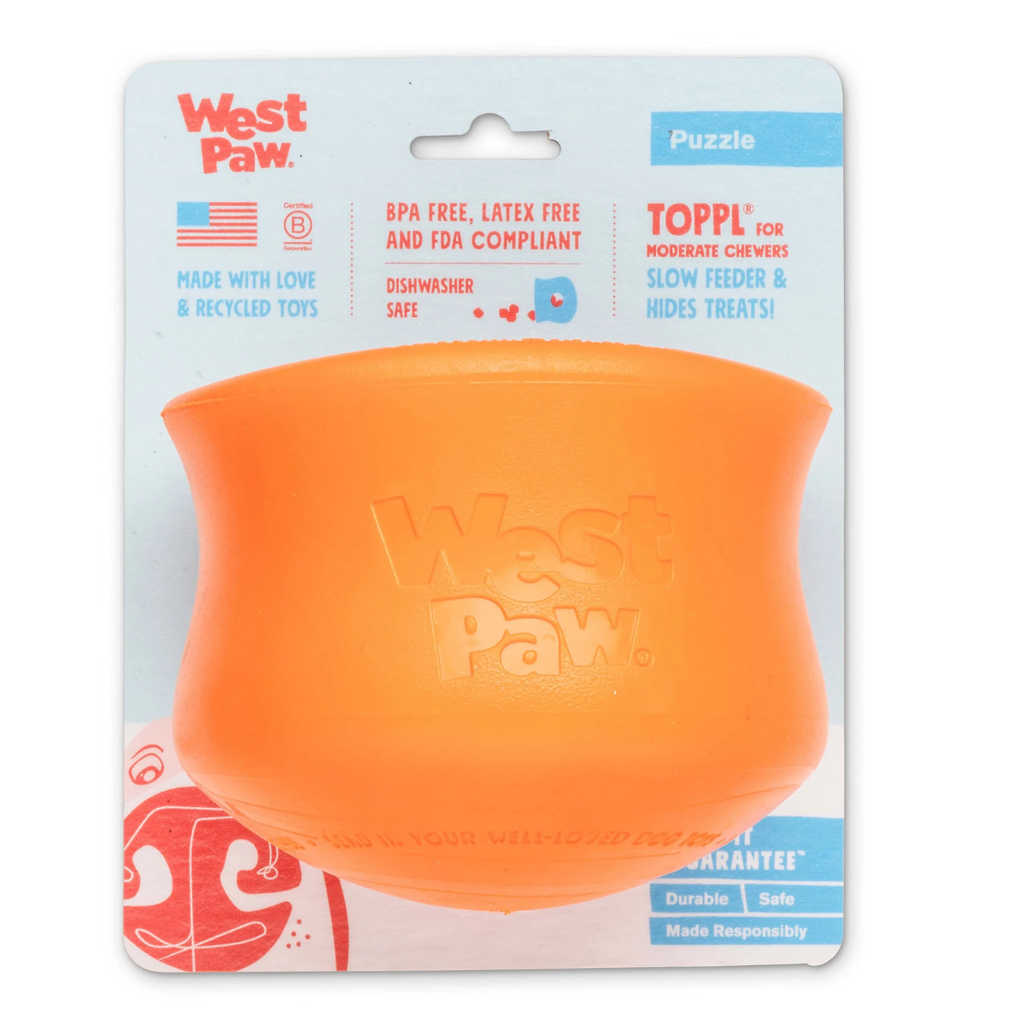 West Paw Zogoflex Toppl Treat Dispensing Dog Toy Puzzle X-Large